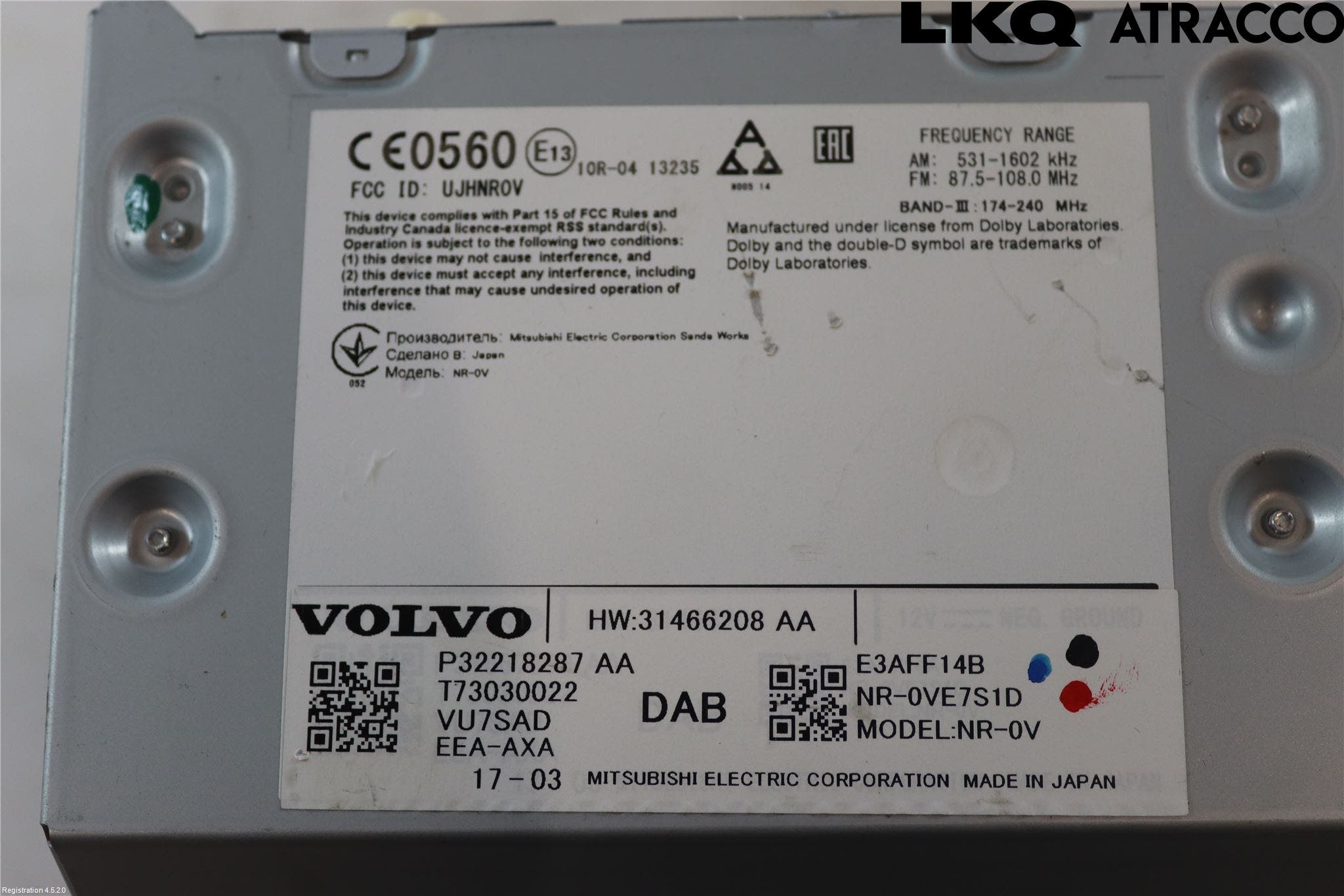 Volvo V90 CROSS COUNTRY 17->> Cd Radio - Multimediapanel