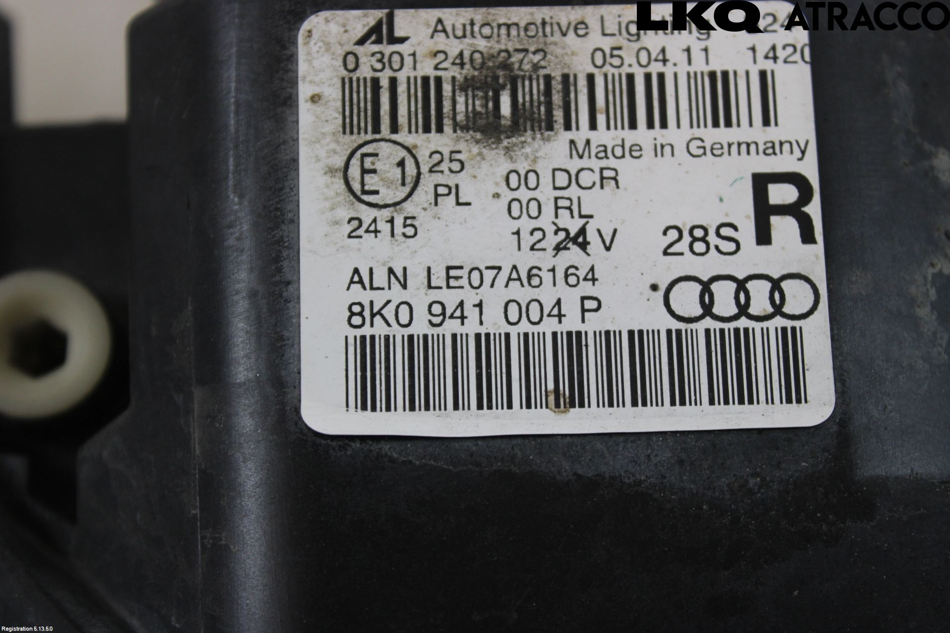 Audi A4/S4 08-11 Strålkastare Höger