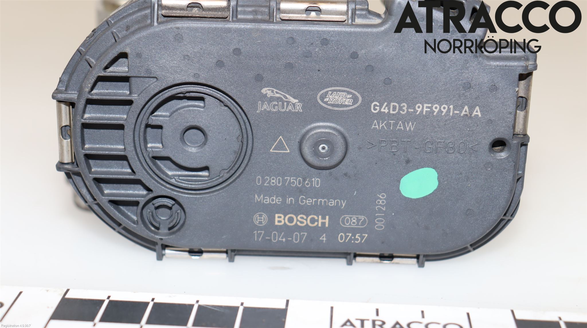 Jaguar F-PACE Injspjällhus