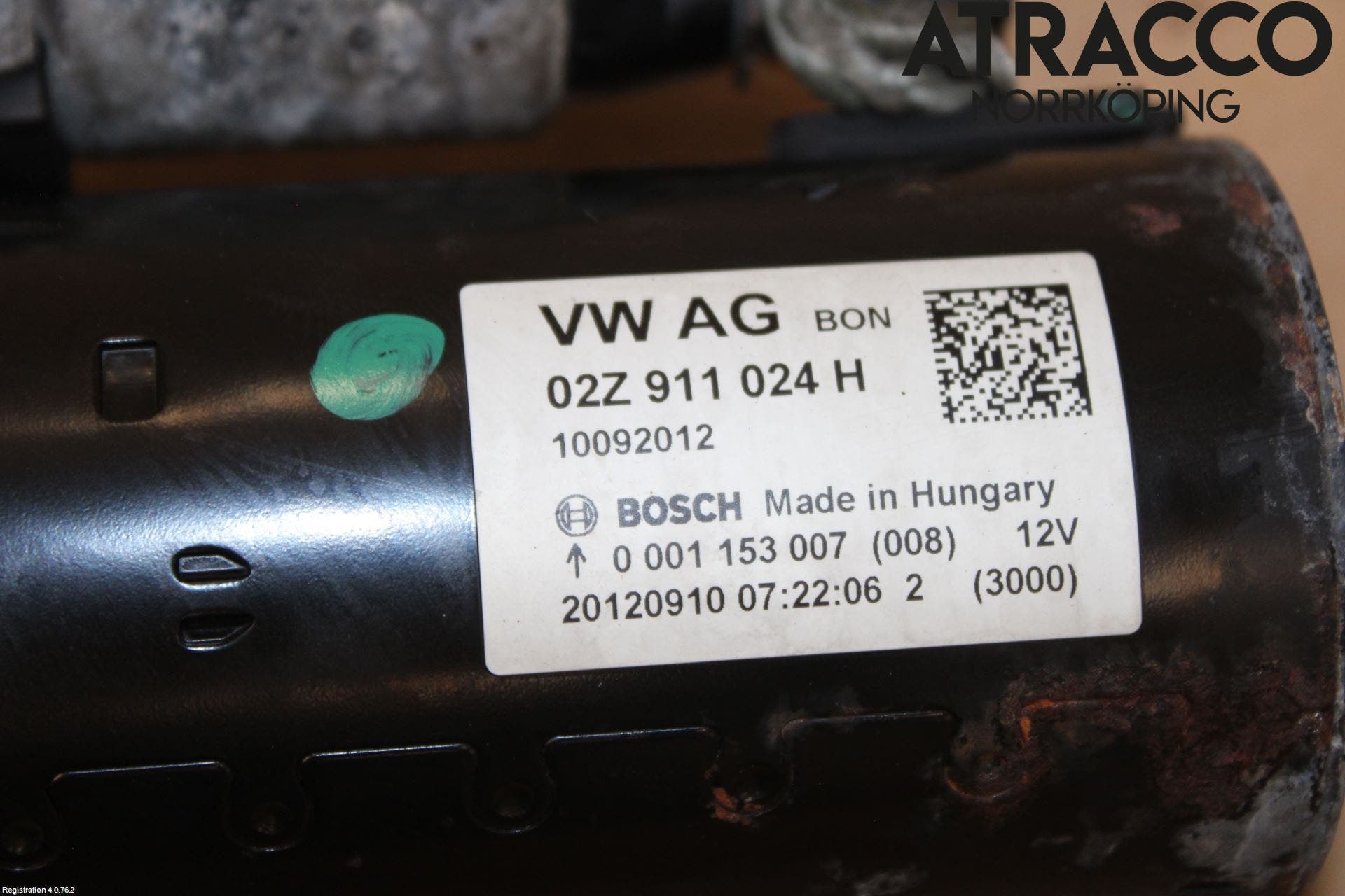 Volkswagen VW GOLF VI 09-13 Startmotor Diesel