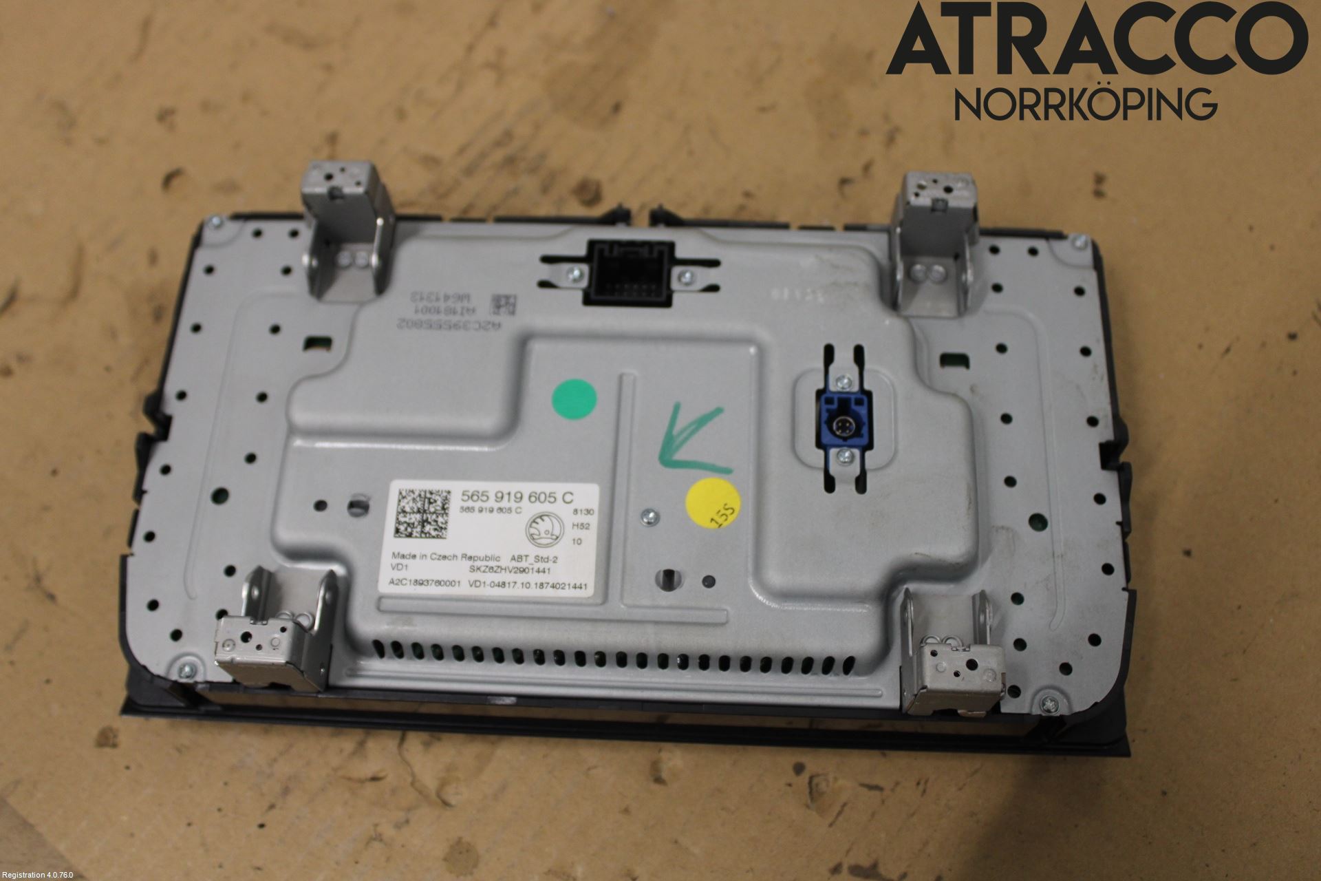 Skoda KODIAQ 17-24 Multifunktionsdisplay