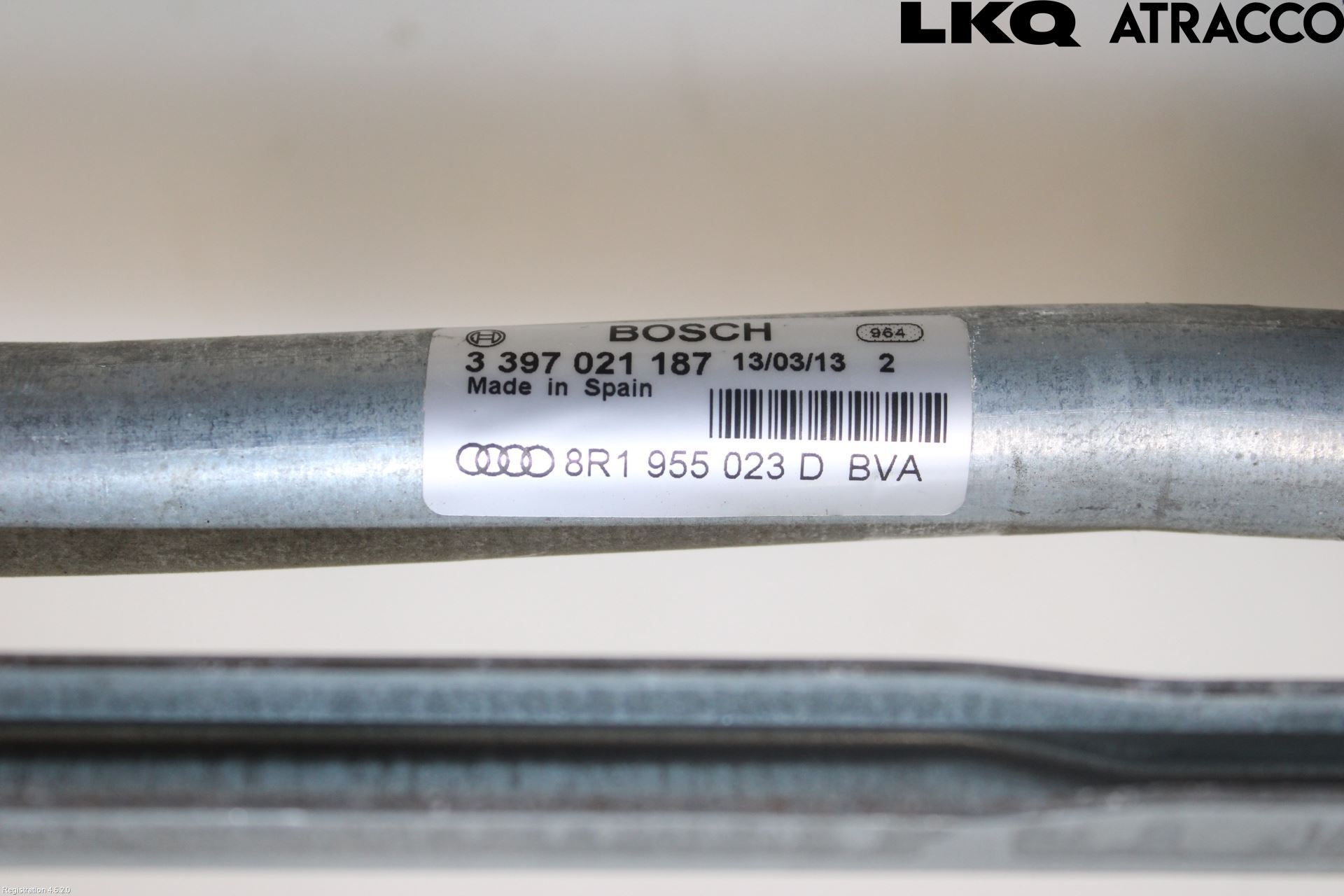 Audi Q5 09-16 Torkarmekanism Vindruta