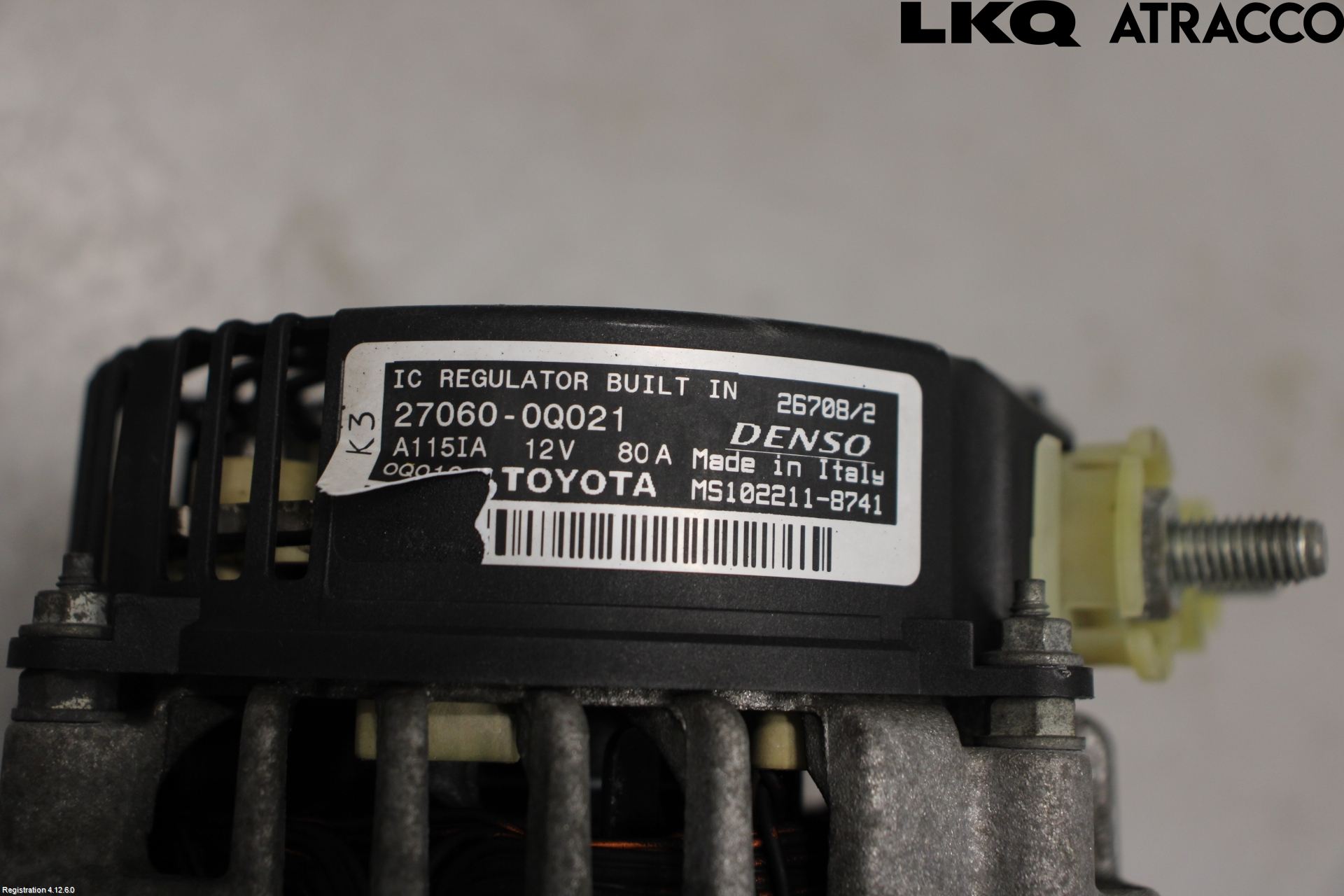 Toyota AYGO 06-14 Generator
