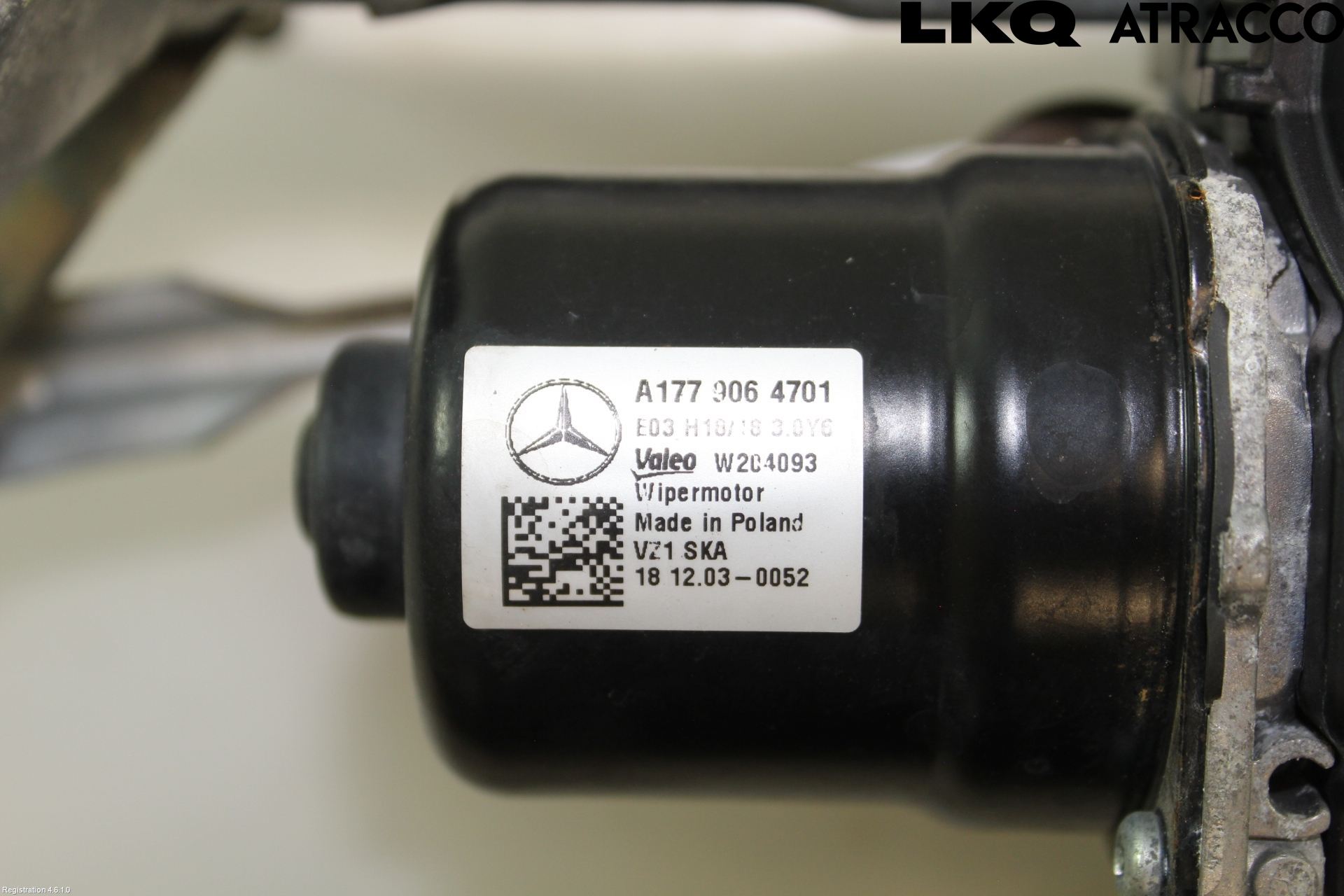 Mercedes-Benz MB A-KLASS (W177) 18- Torkarmekanism Vindruta