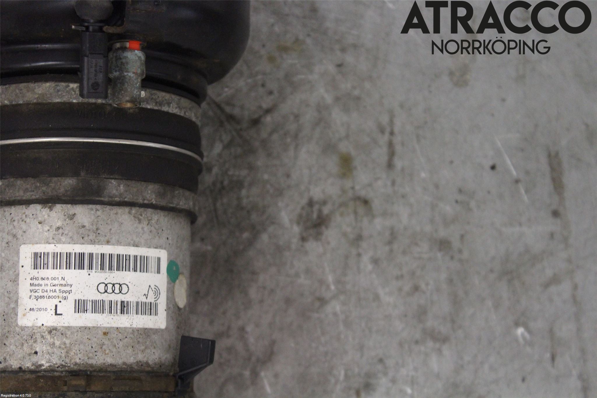 Audi A8/S8 4H 10-17 Fjäderben Bak Vänster