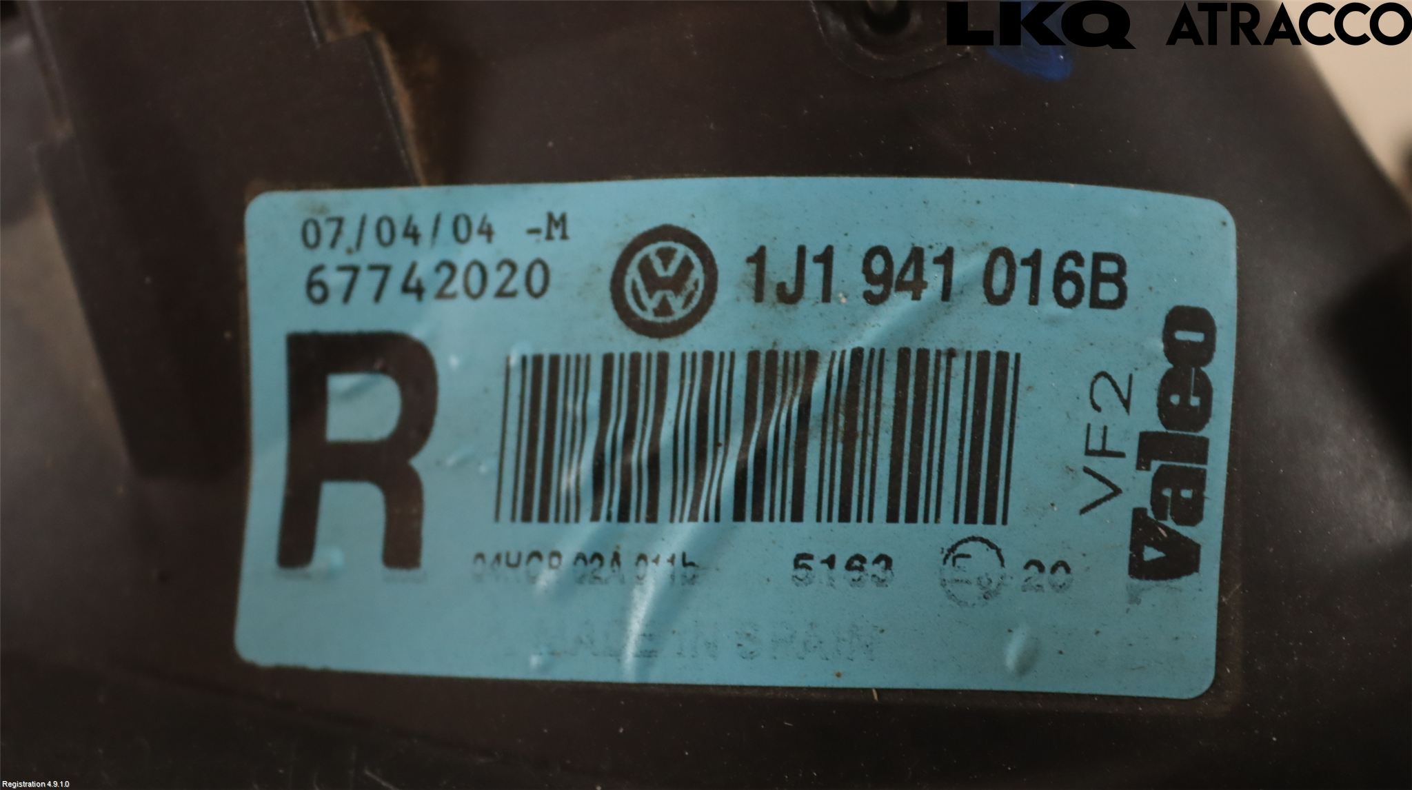 Volkswagen VW GOLF IV 98-06 Strålkastare Höger
