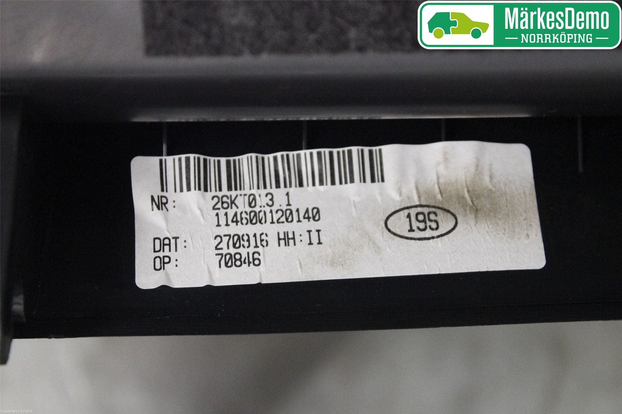 Skoda OCTAVIA (5E) 13-20 Handskfack