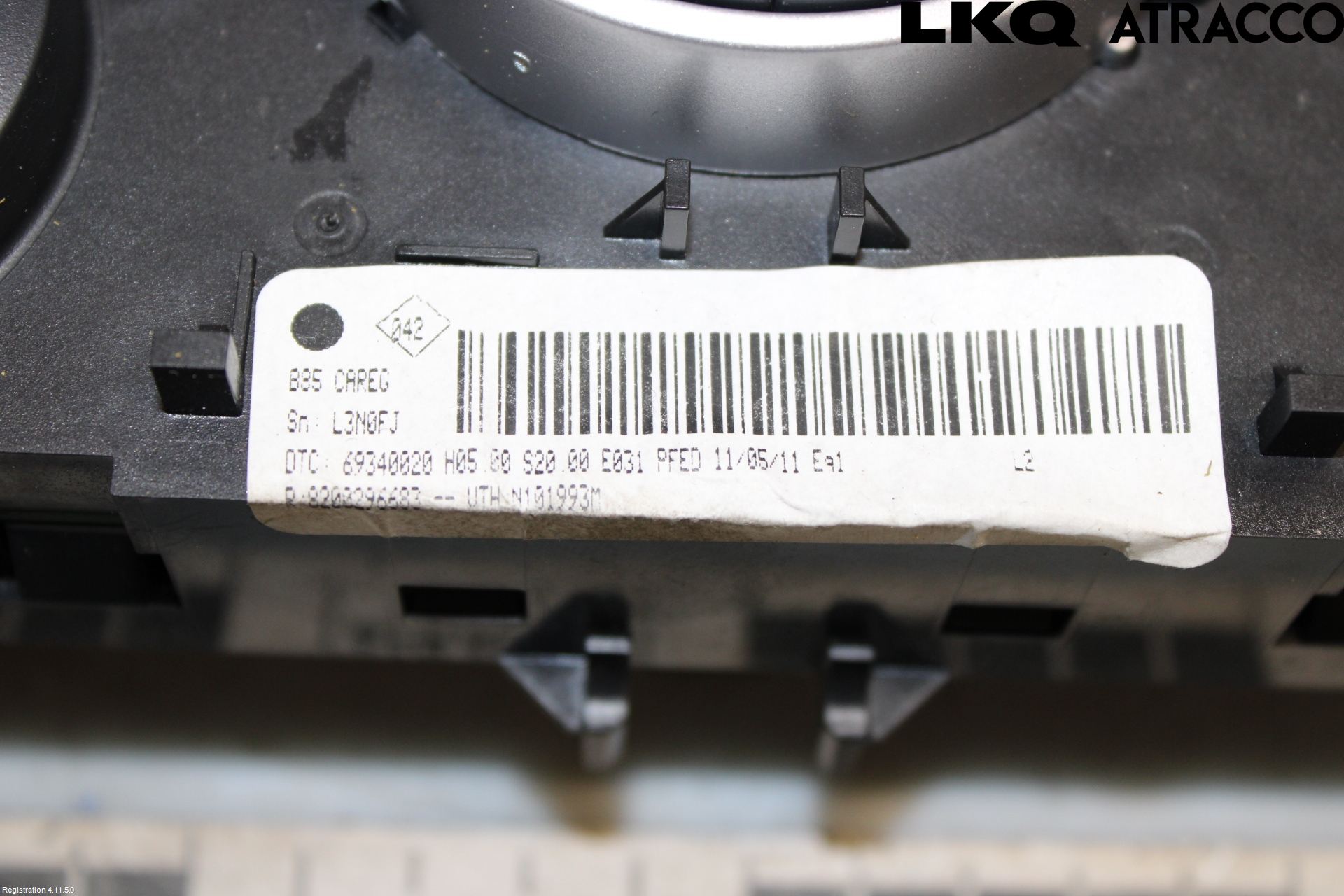 Renault CLIO III  09-12 Värmereglage