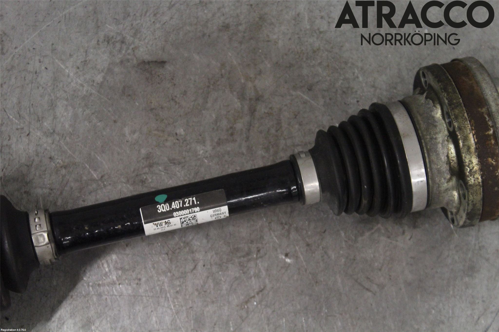 Skoda SUPERB 09-15 Drivaxel Fram Vänster