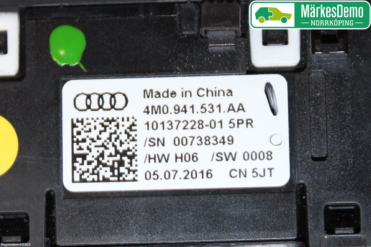 Audi A5 17- Strömställare Ljus