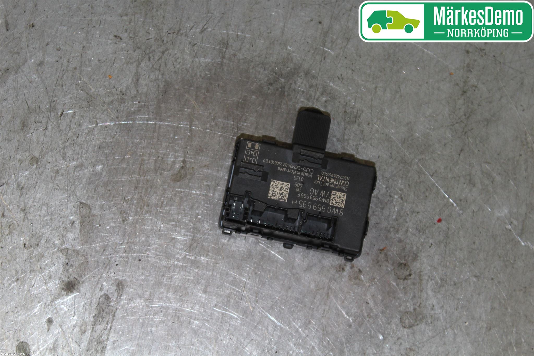 Audi A4/S4 B9 16-19 Styrenhet Dörr