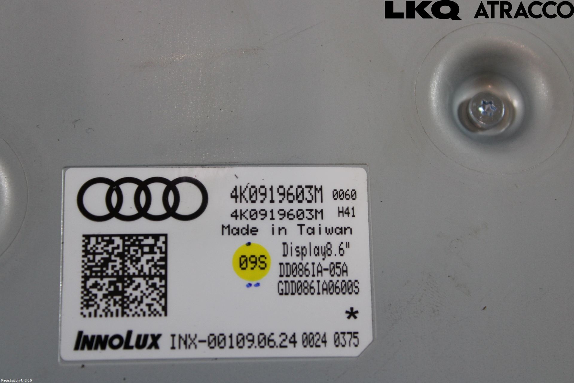 Audi A6/S6 E-TRON 24- Multifunktionsdisplay