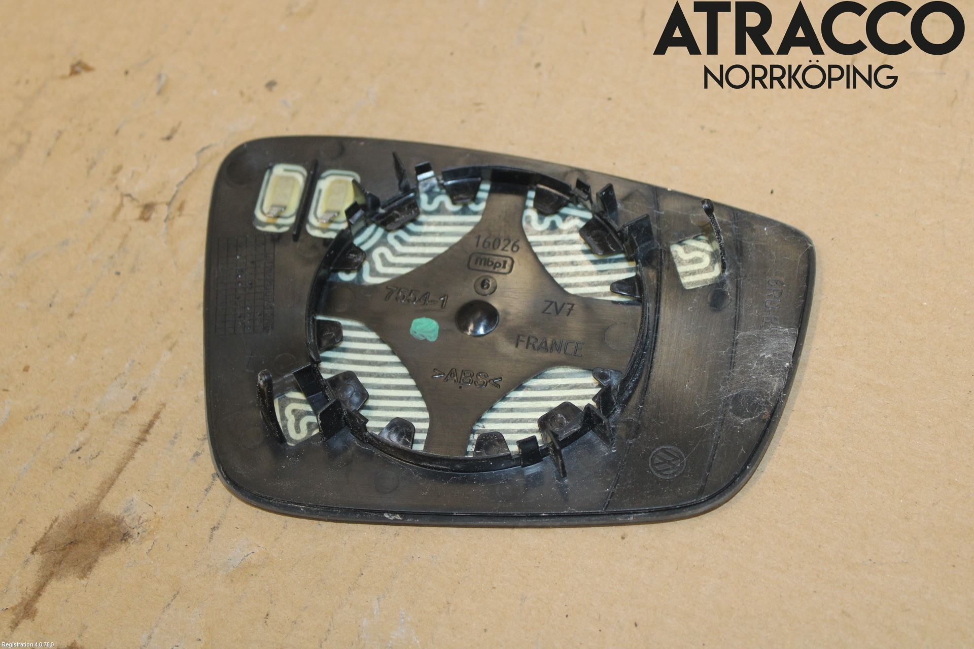 Volkswagen VW UP! / E-UP! Spegelglas Vä