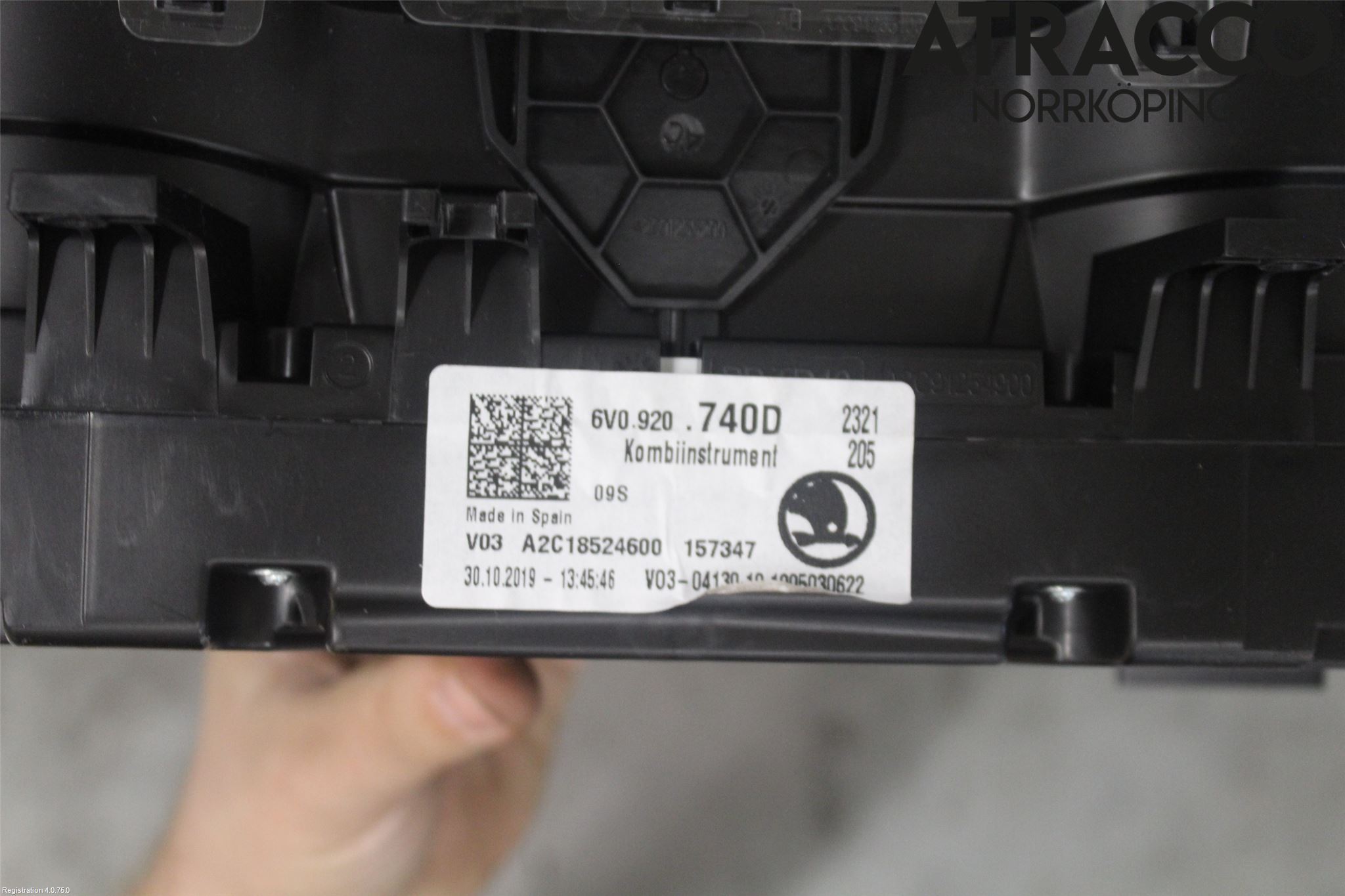 Skoda FABIA 15-21 Instrument Komb