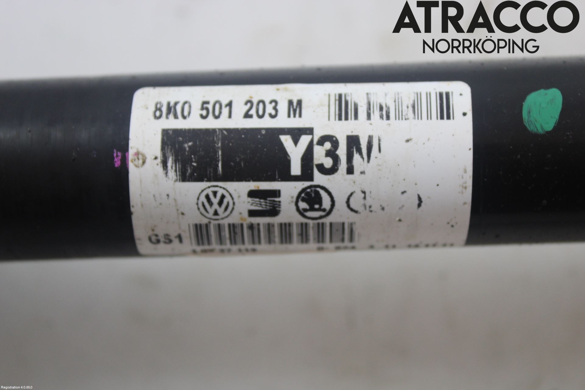 Audi A4 12-15 Drivaxel Bak Höger