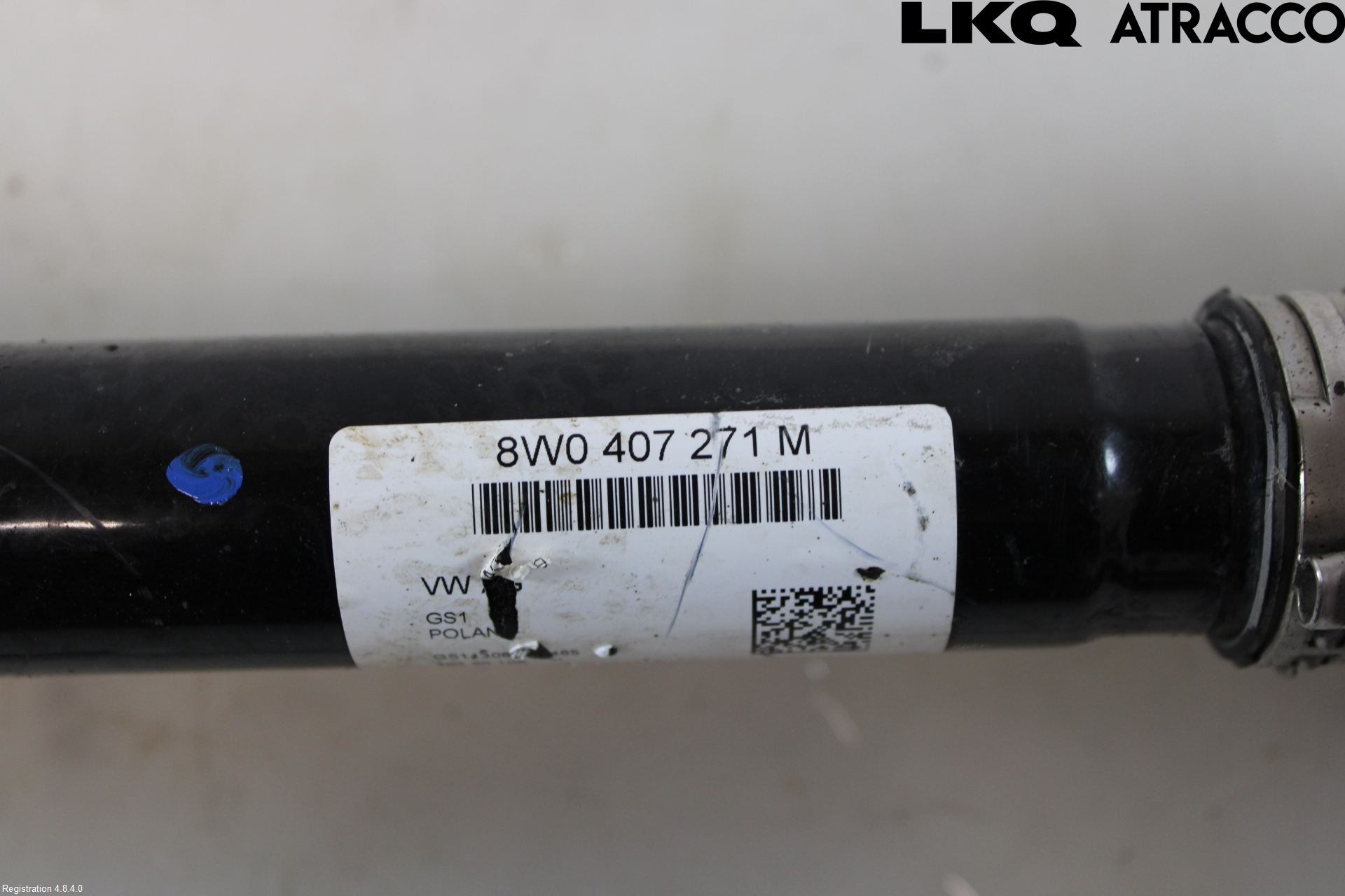 Audi A4/S4 B9 20- Drivaxel Fram Höger