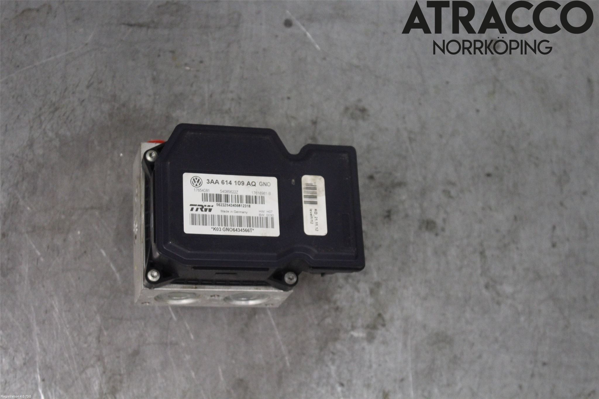 Volkswagen VW PASSAT 11-14 Abs Hydraulaggregat