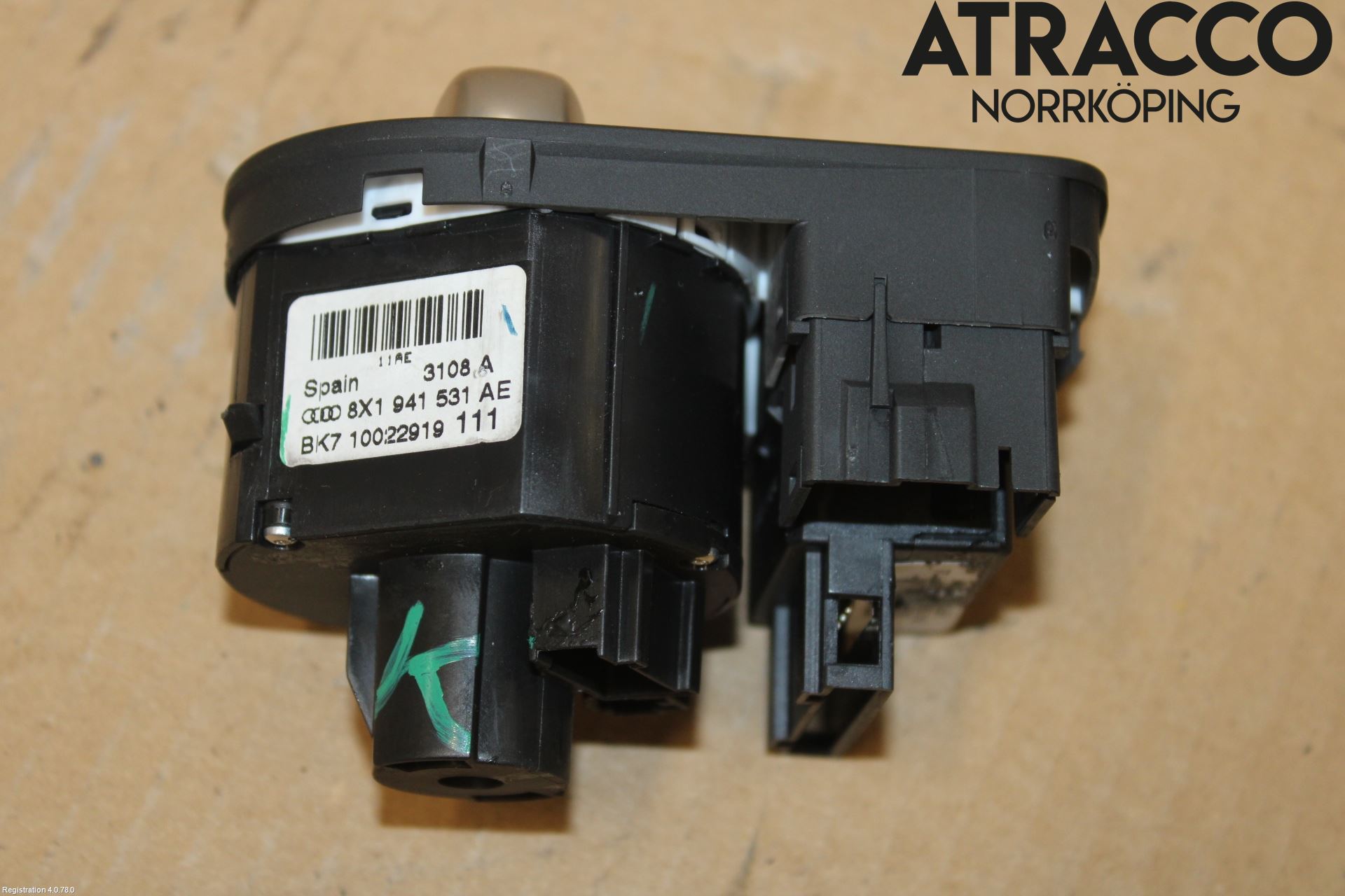 Audi A1/S1 11-18 Strömställare Ljus