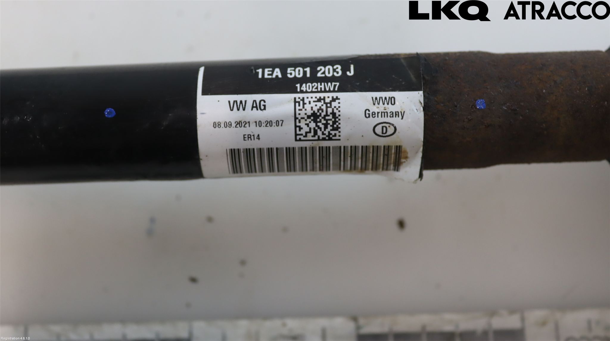 Volkswagen VW ID.4 21- Drivaxel Bak Vänster