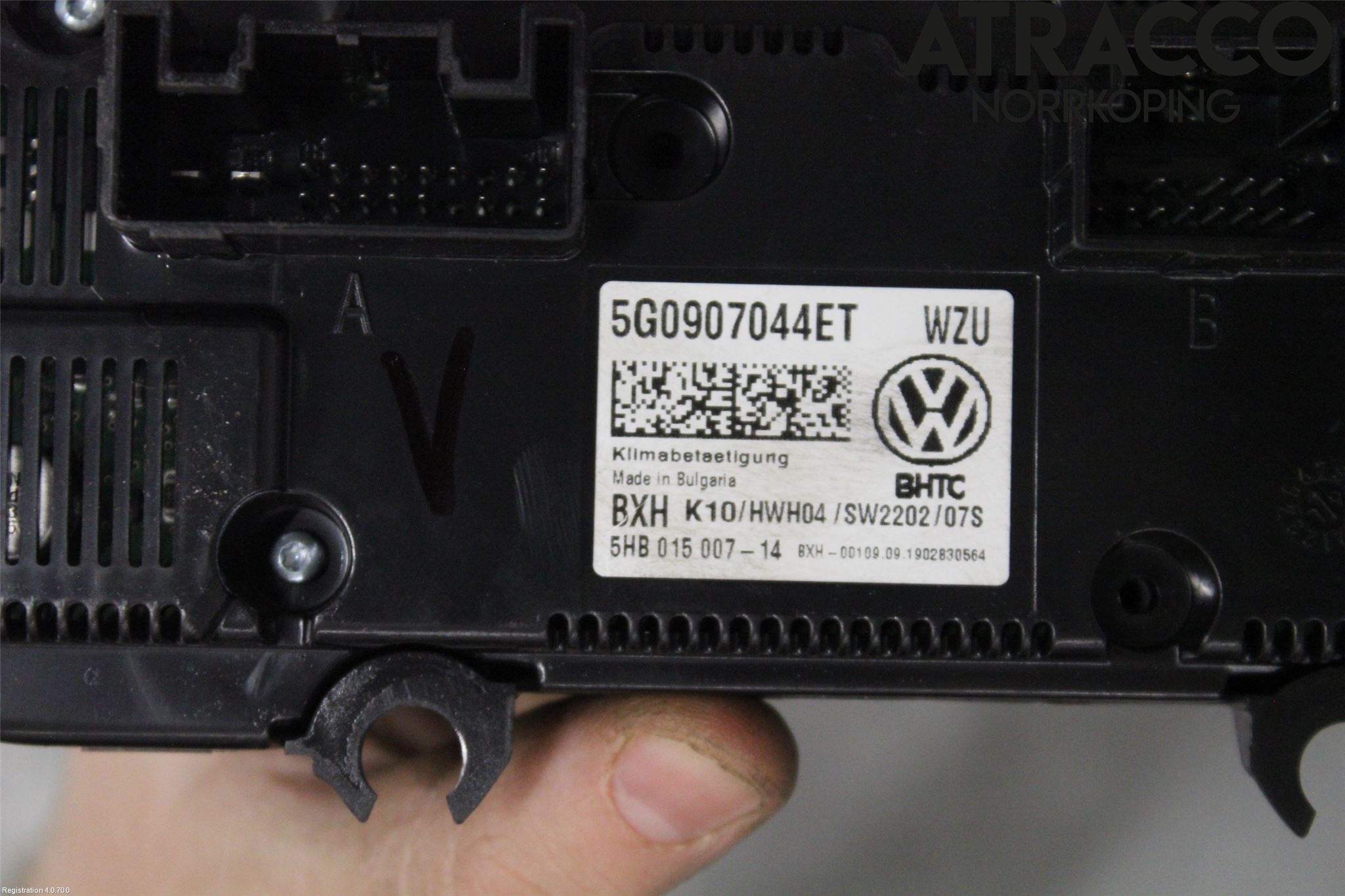 Volkswagen VW PASSAT 15-19 Värmereglage