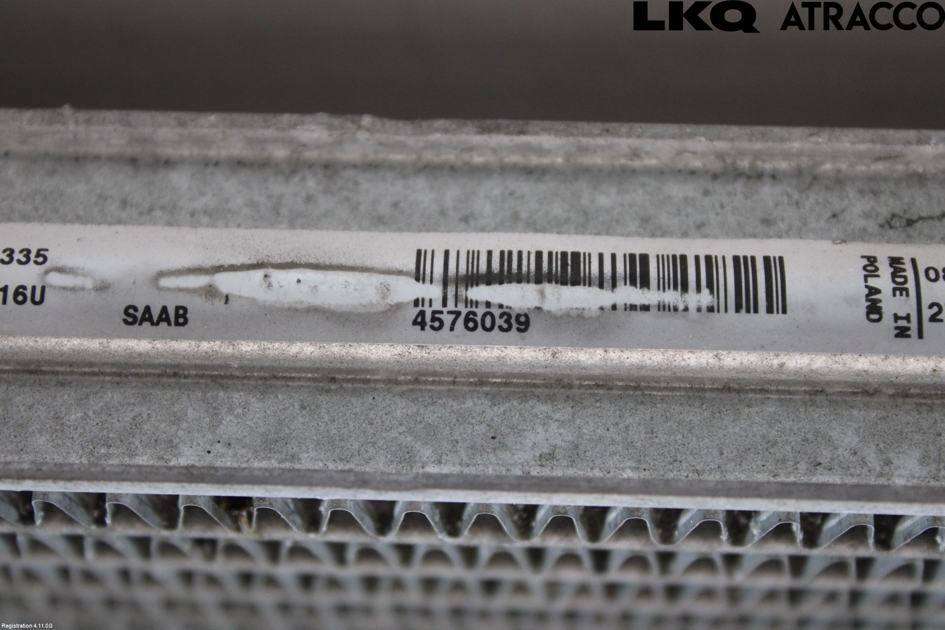Saab 9-5 -05 Laddluft-Intercooler Kyl