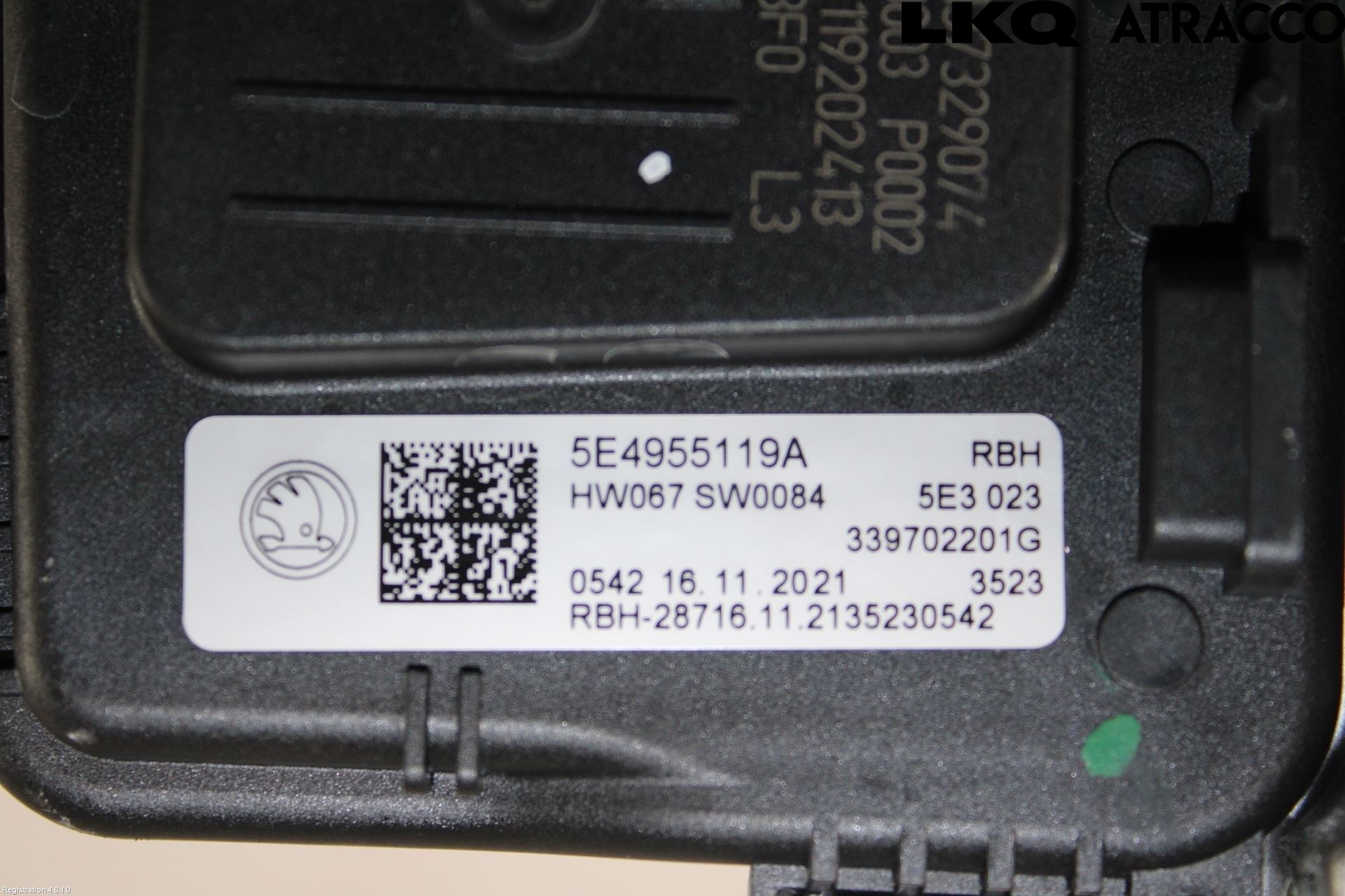 Skoda OCTAVIA (NX) 20- Torkarmekanism Vindruta