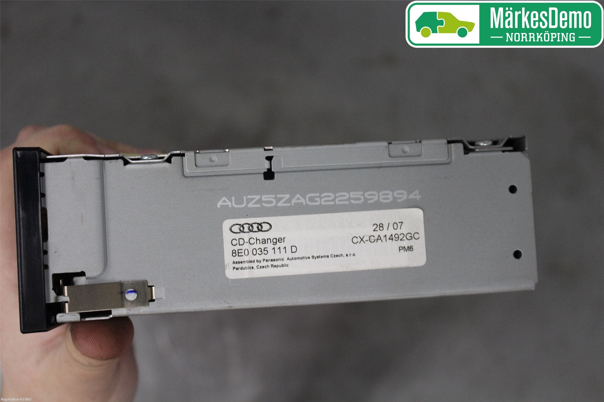 Audi A4/S4 05-07 Cd Växlare