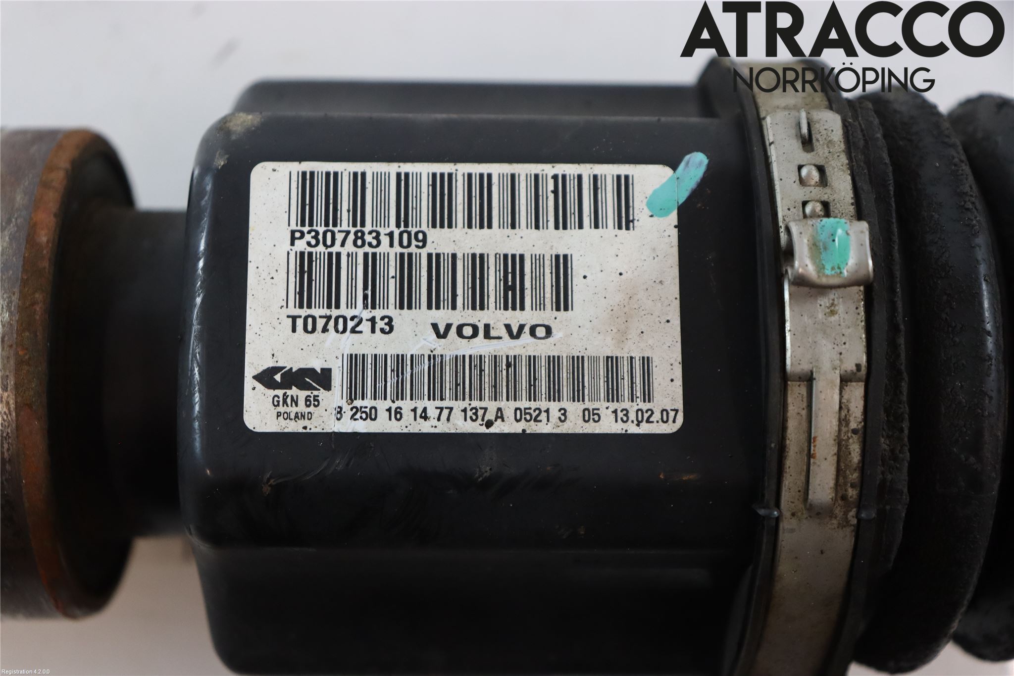 Volvo V70 05-08 Drivaxel Fram Höger