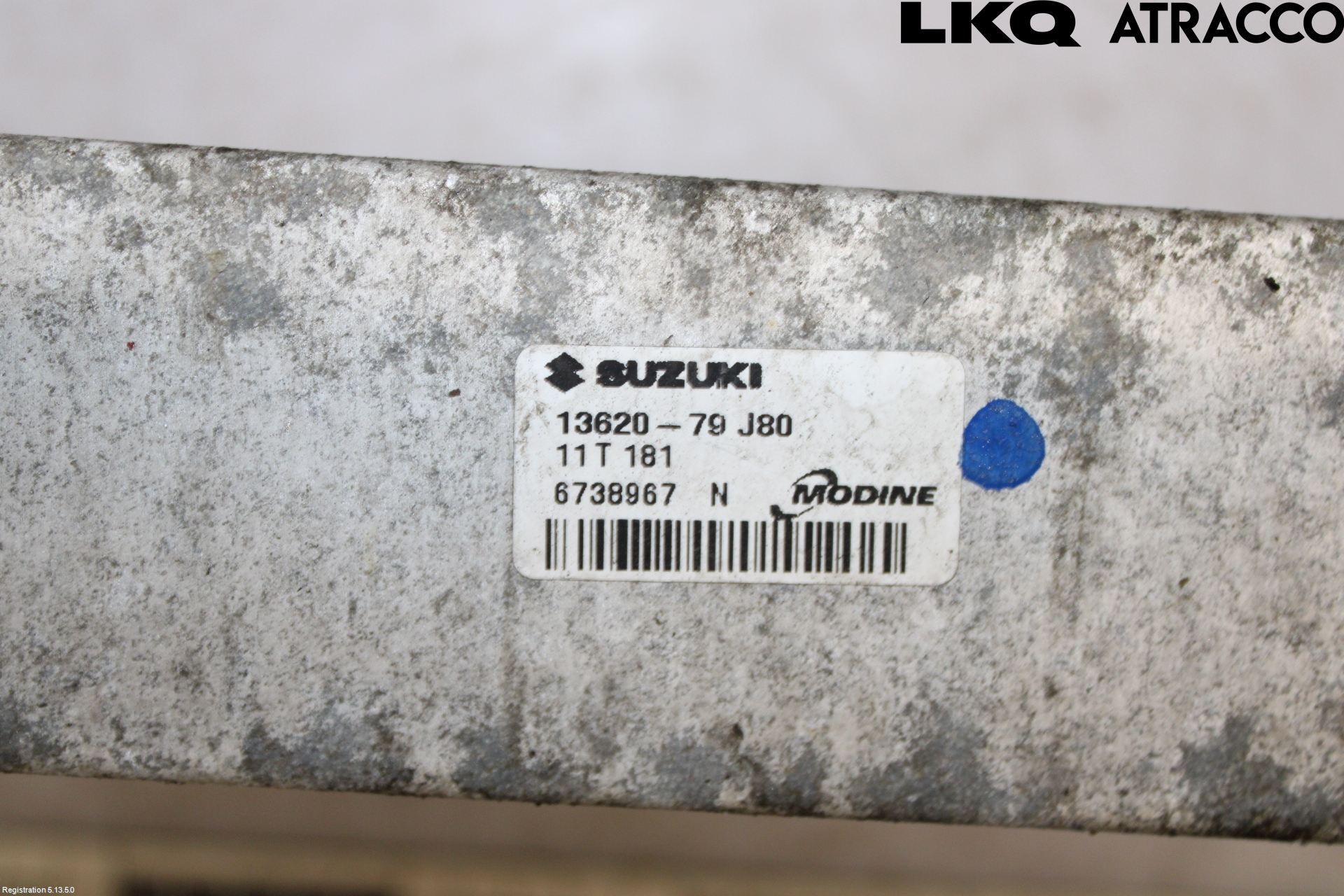 Suzuki KIZASHI Laddluft-Intercooler Kyl