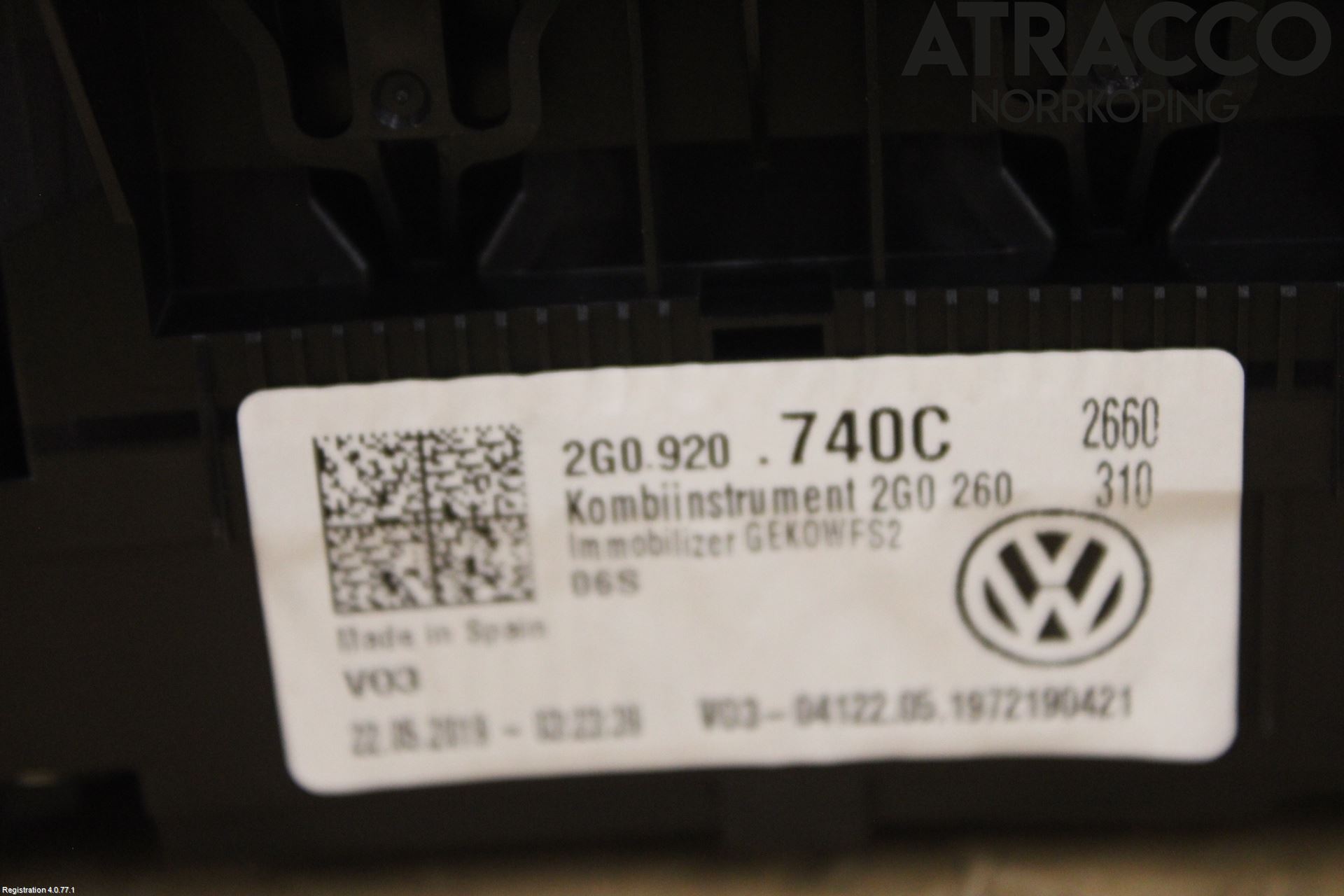 Volkswagen VW T-CROSS 19- Instrument Komb