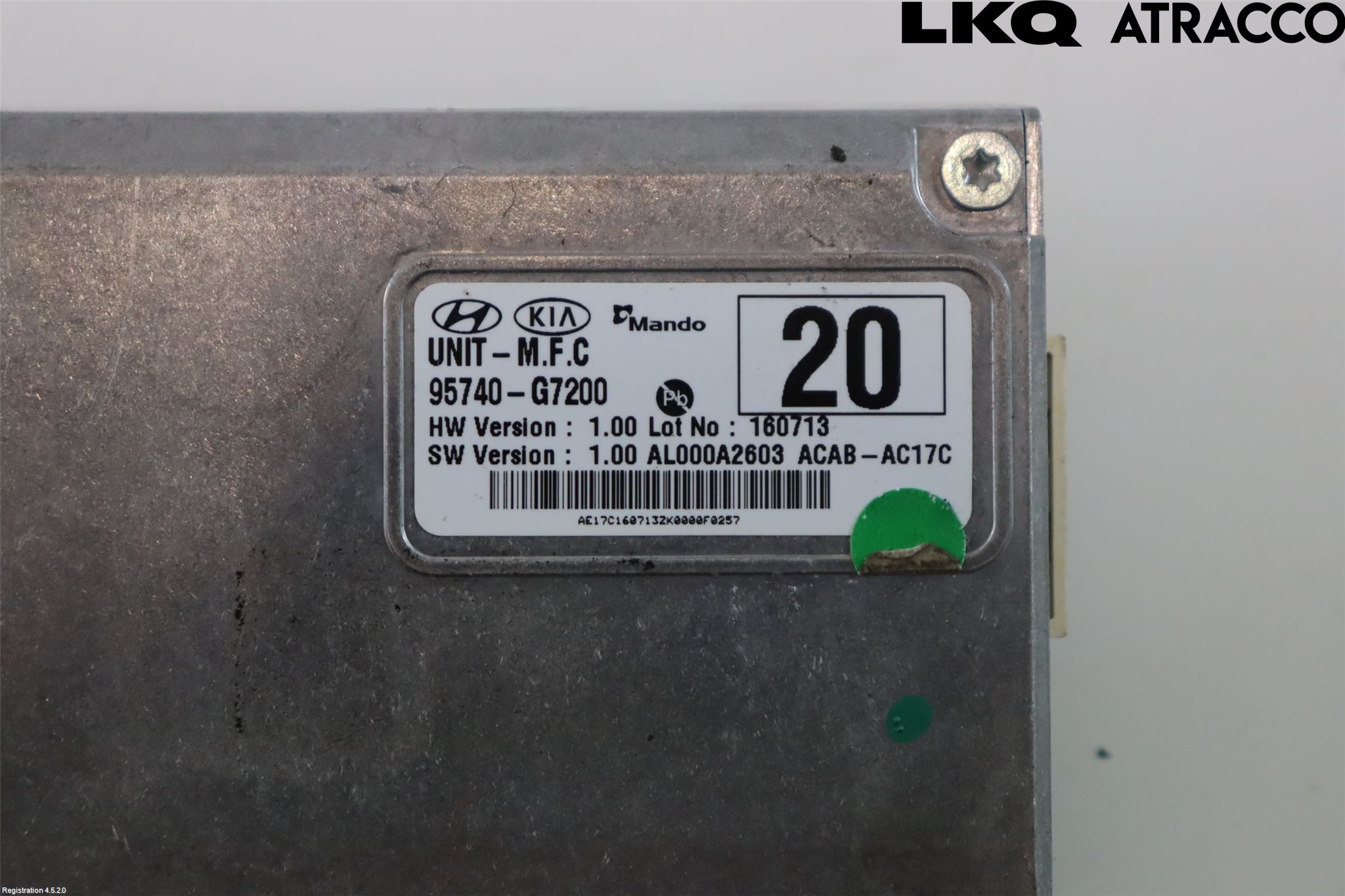 Hyundai IONIQ AE 17-22 Sensor Aktivt Kollisionsskydd