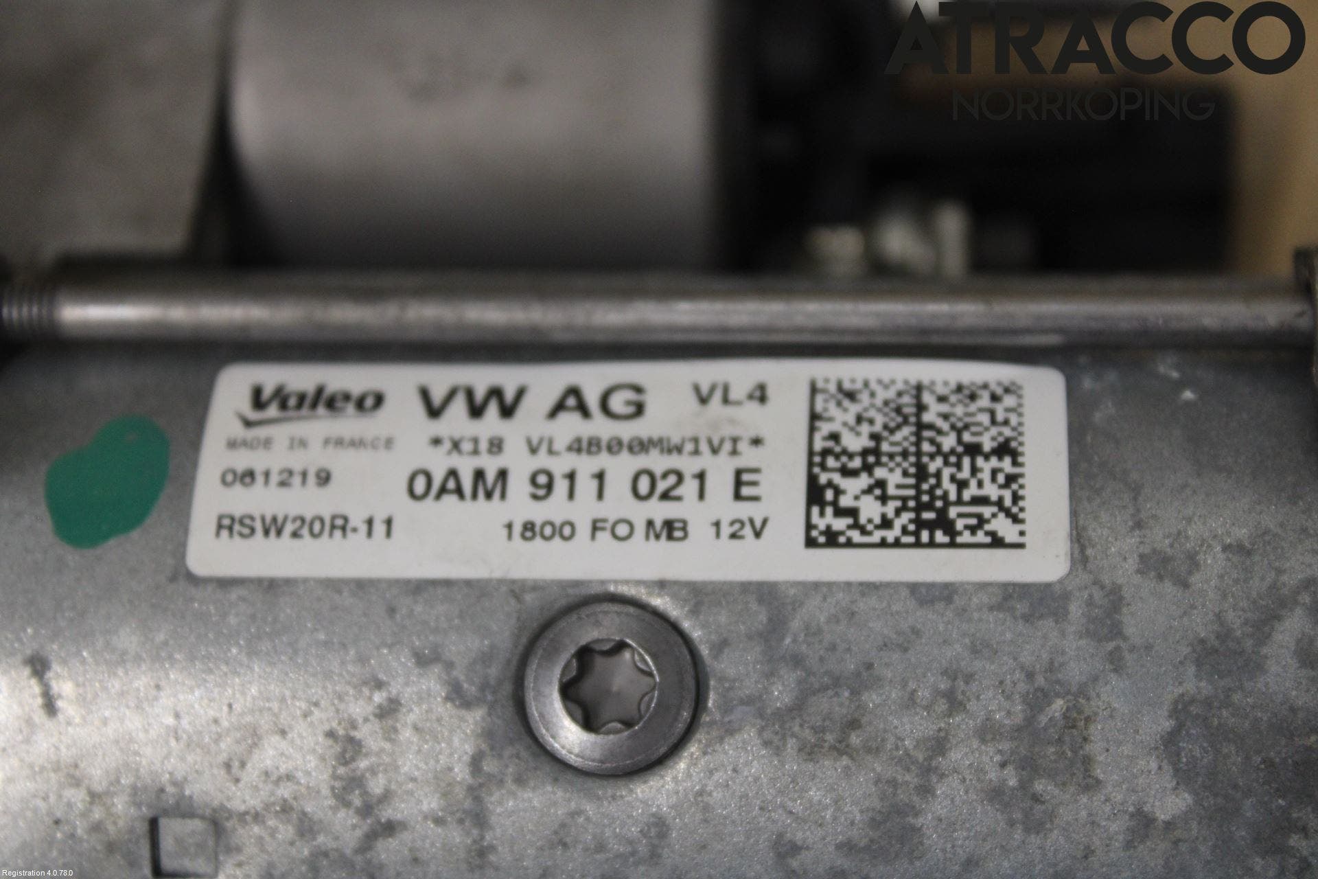 Volkswagen VW GOLF / E-GOLF VII 13-20 Startmotor Diesel