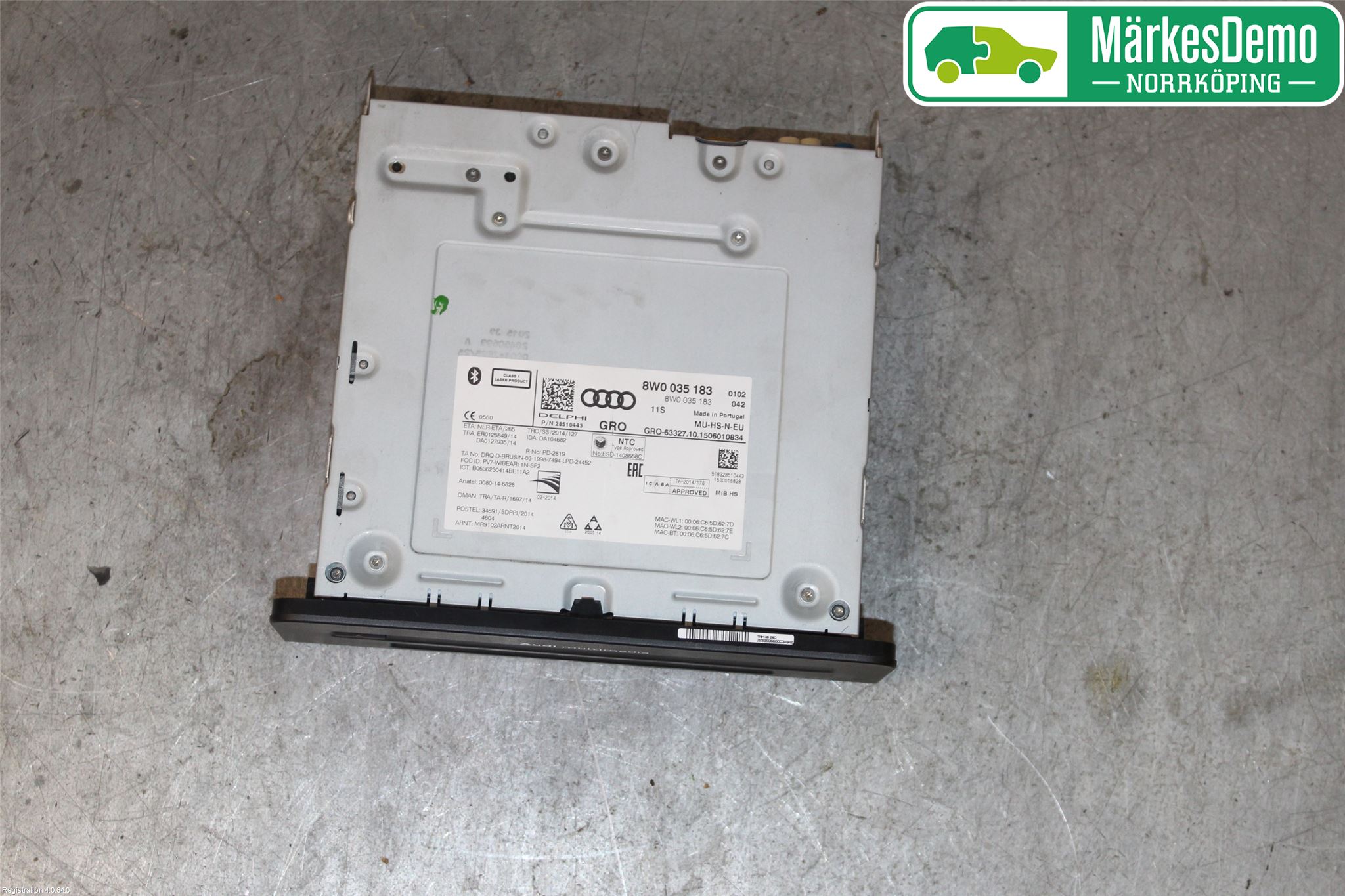 Audi A4/S4 B9 16-19 Radio