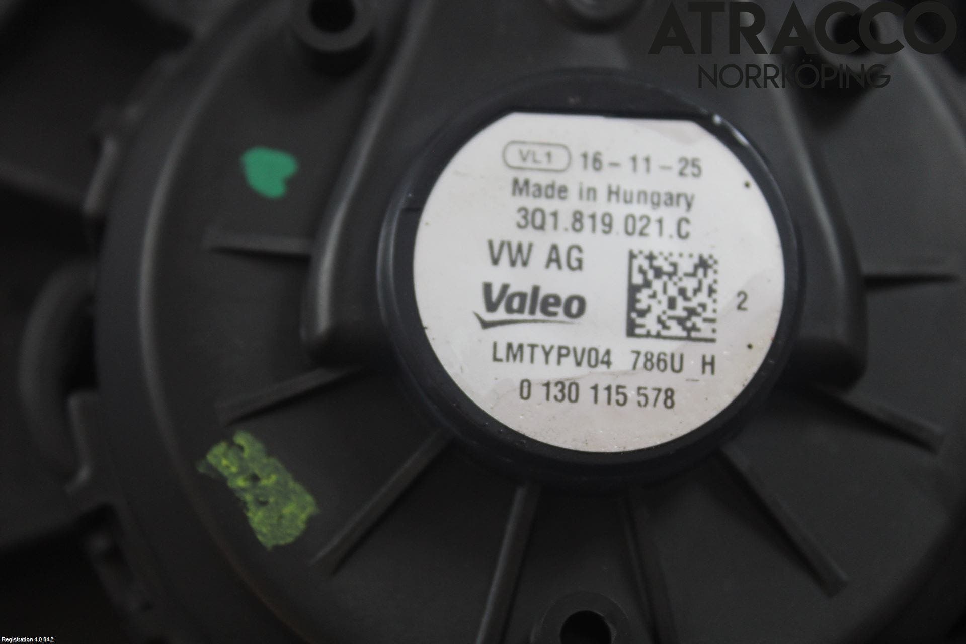 Volkswagen VW PASSAT 15-19 Värmefläkt