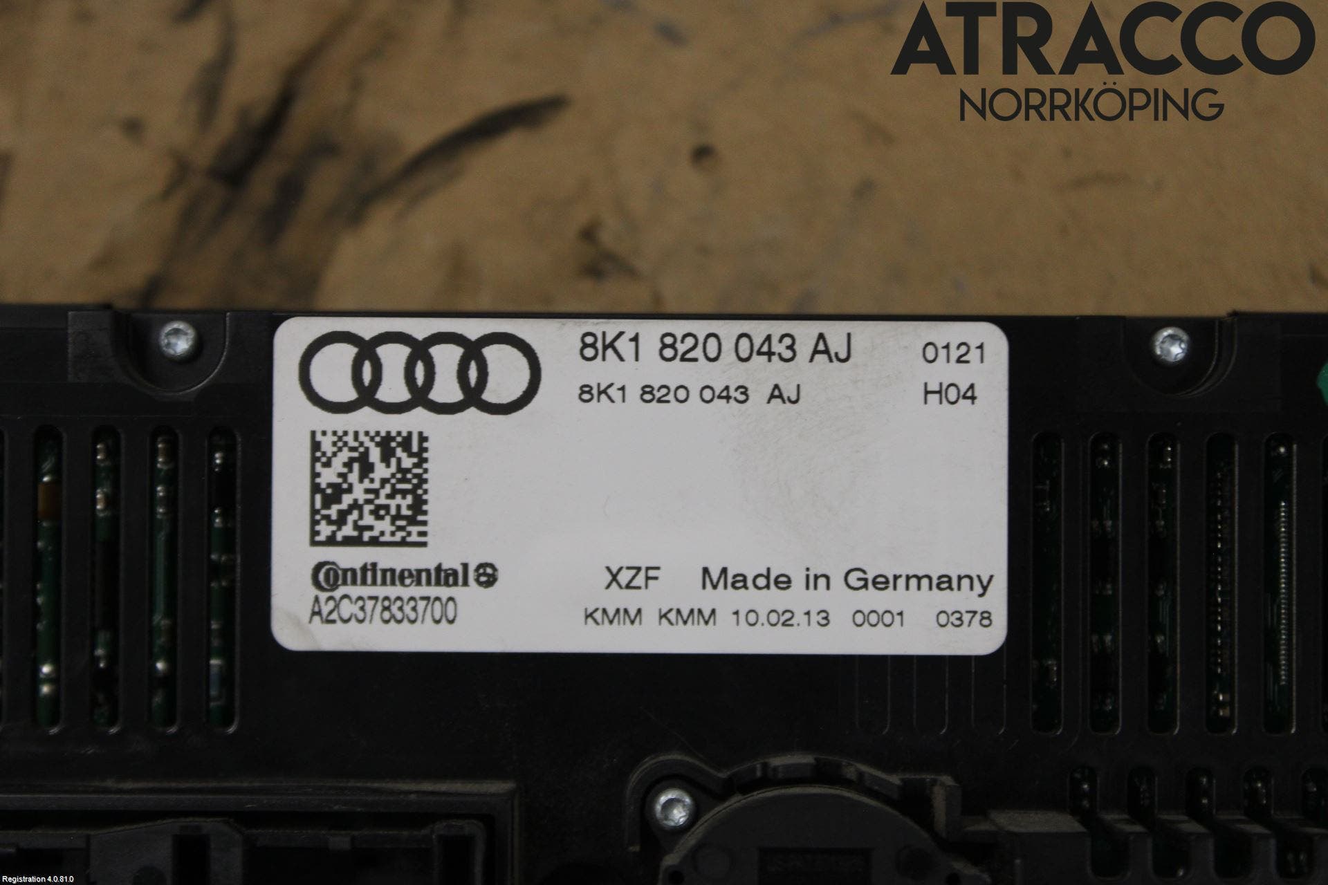 Audi A4 ALLROAD 09-16 Värmereglage