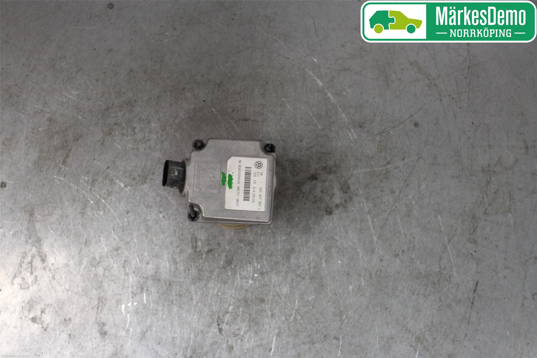 Volkswagen VW PHAETON Sensor Aktivt Kollisionsskydd