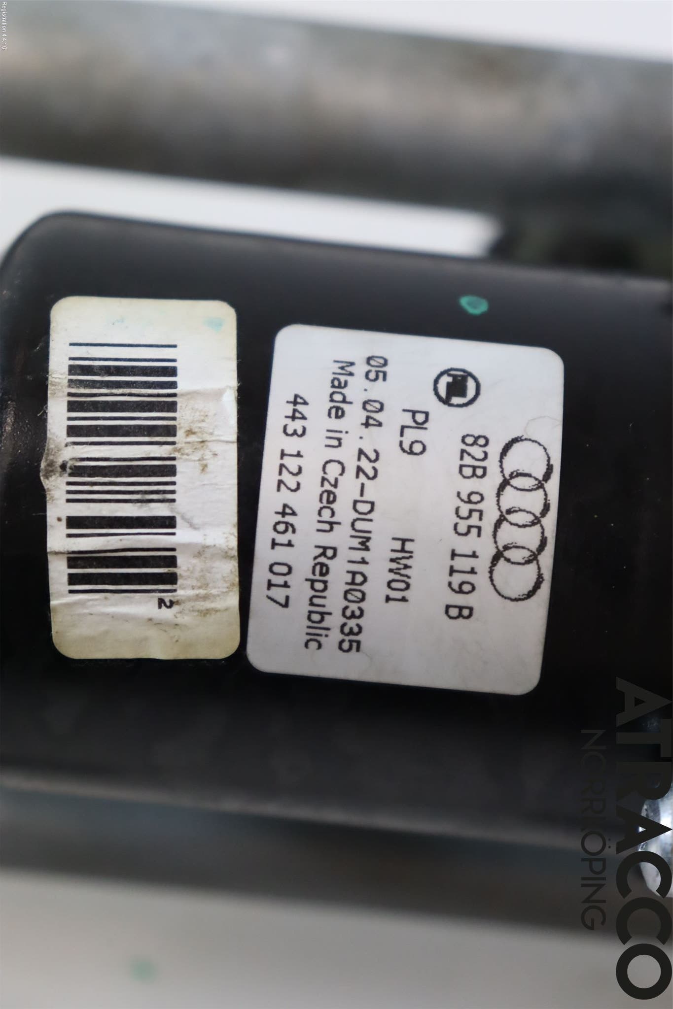 Audi A1 19- Torkarmekanism Vindruta