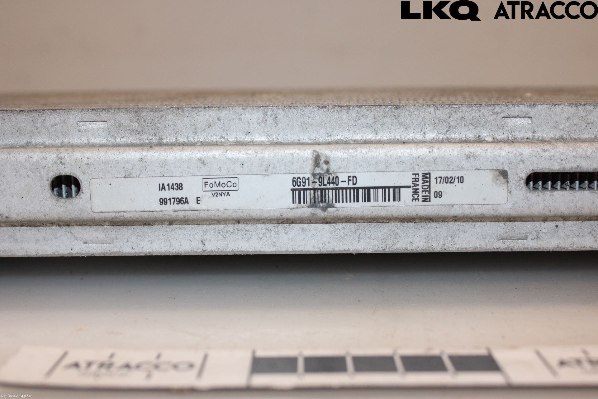 Ford S-MAX 06-15 Laddluft-Intercooler Kyl