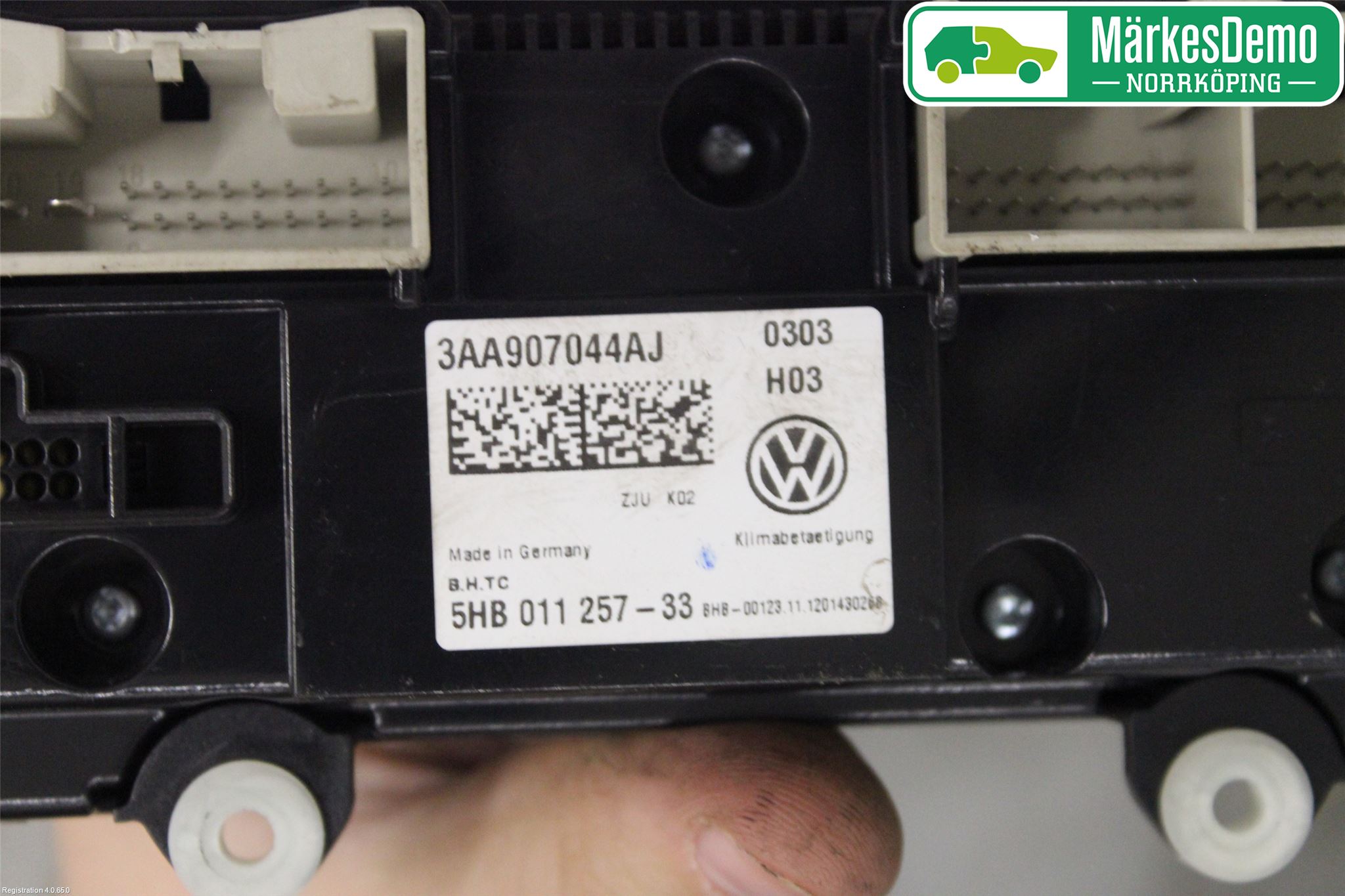 Volkswagen VW PASSAT 11-14 Värmereglage