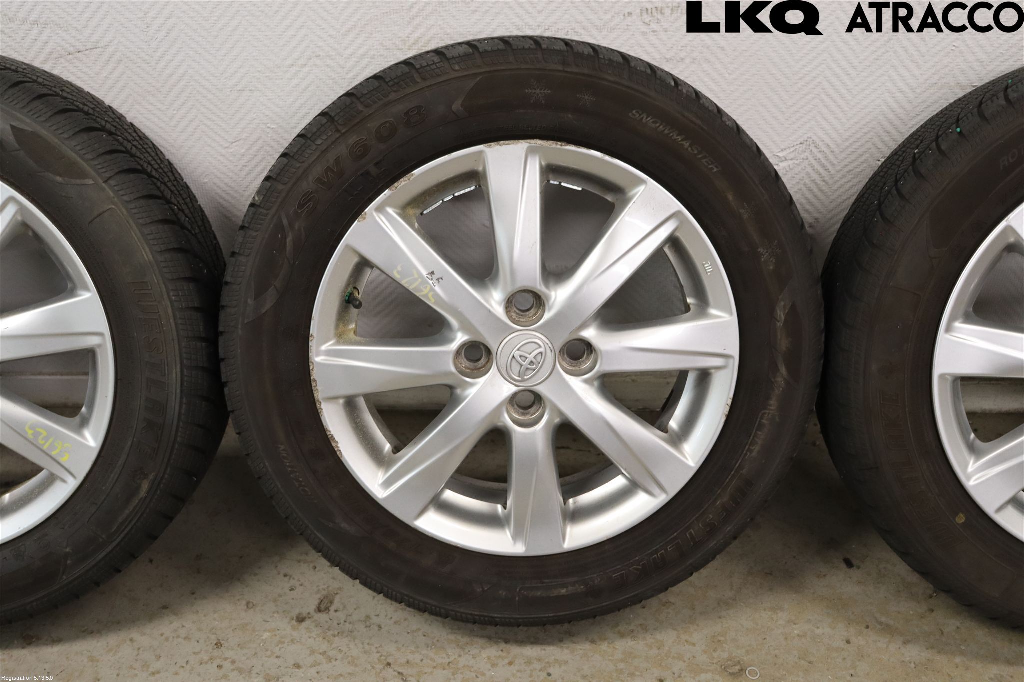 Toyota YARIS XP130 12-14 Vinterdäck Alumfälg 4St