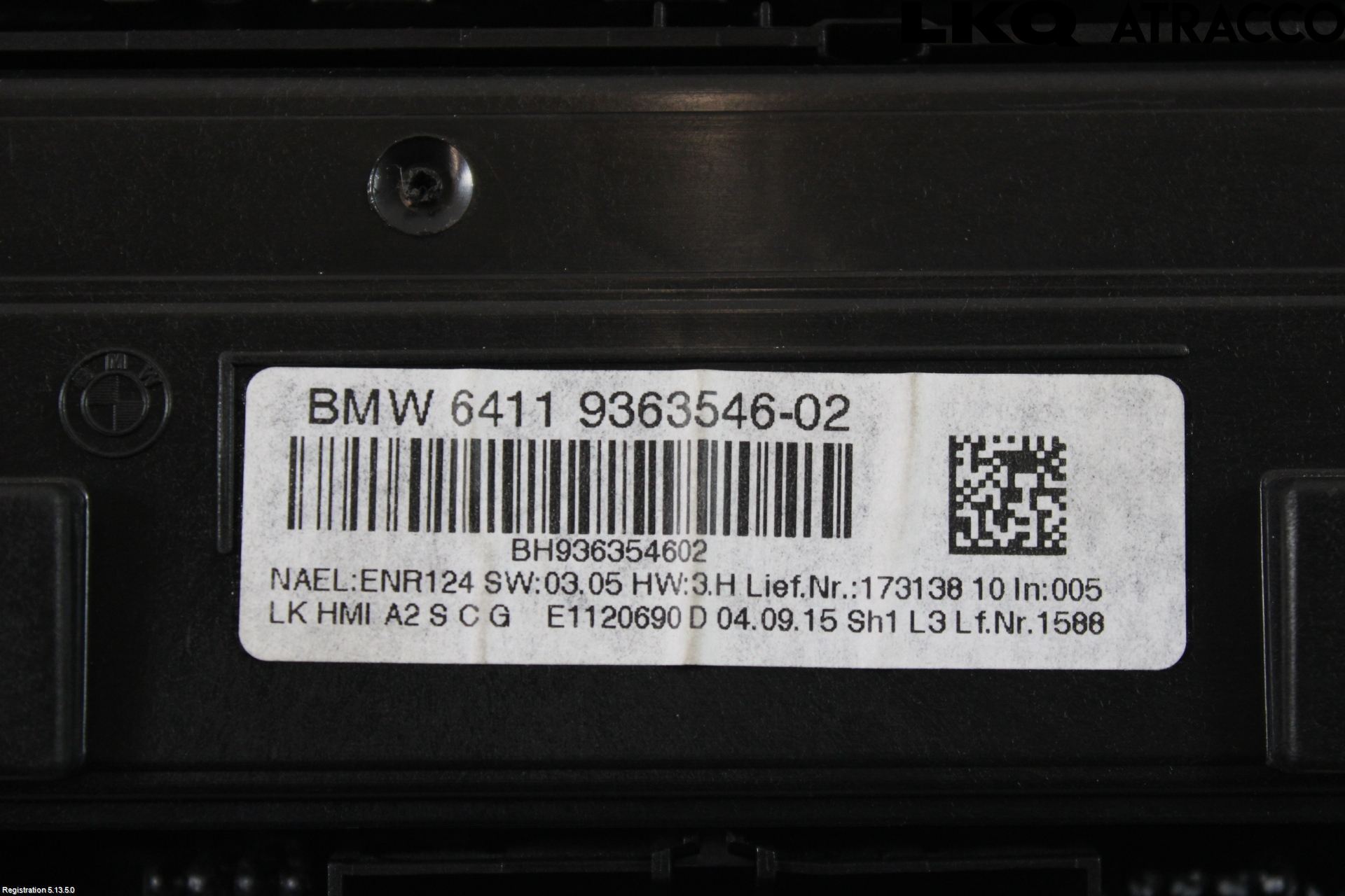 BMW 4 F32/F33/F82/F83 13-20 Värmereglage