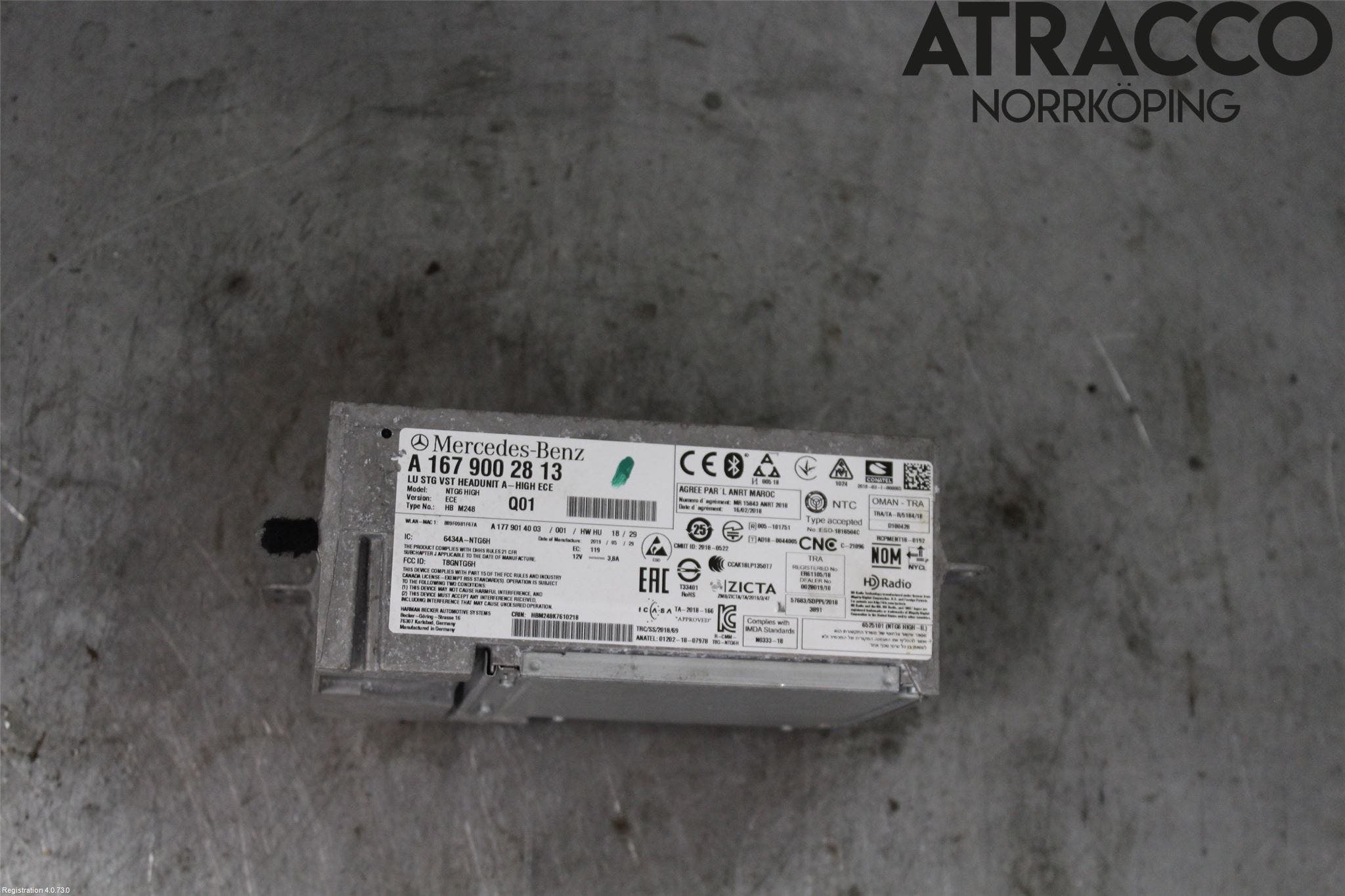 Mercedes-Benz MB A-KLASS (W177) 18- Cd Radio - Multimediapanel