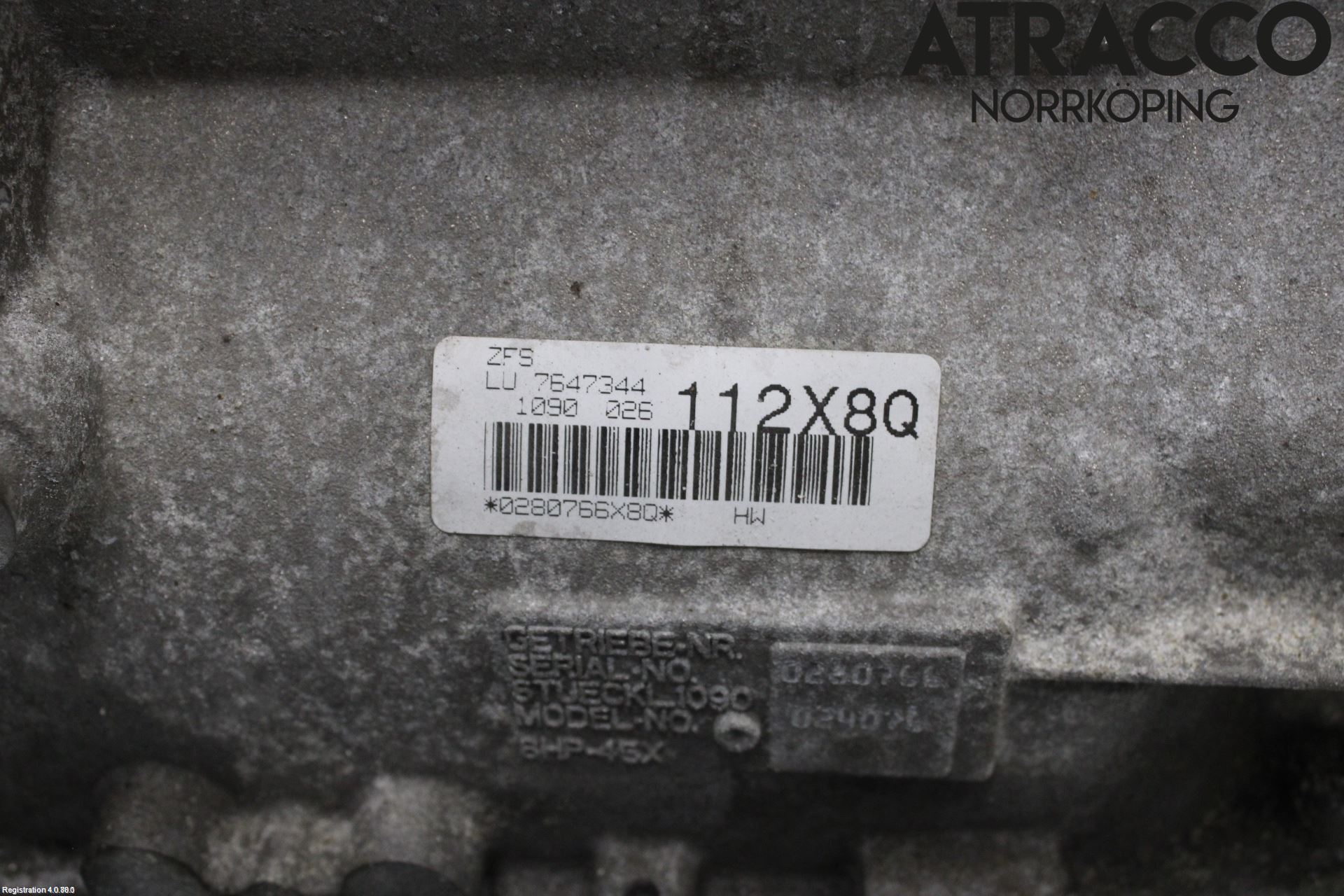 BMW 3 F30/F31/F80 12-19 Växellåda Automat