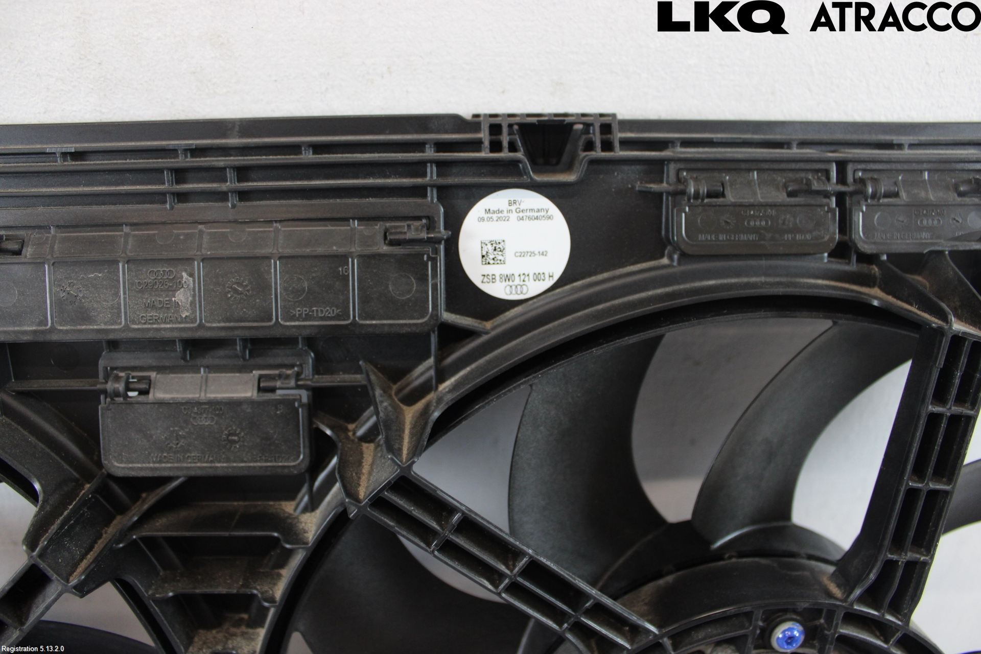 Audi A6 F2/C8 19- Kylfläkt El