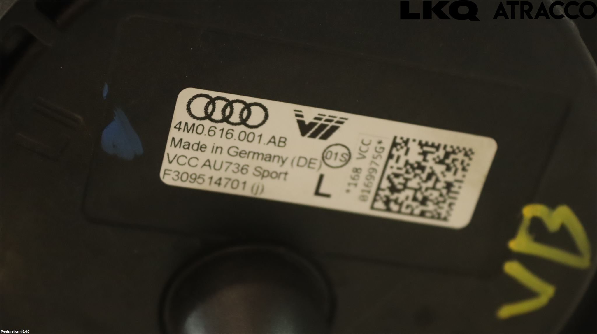 Audi Q7/SQ7 Nivå-Luftfjädring Bälg