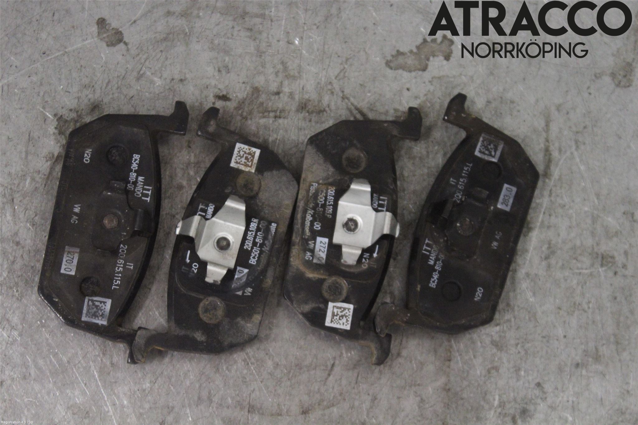 Seat ARONA Bromsbelägg Fram