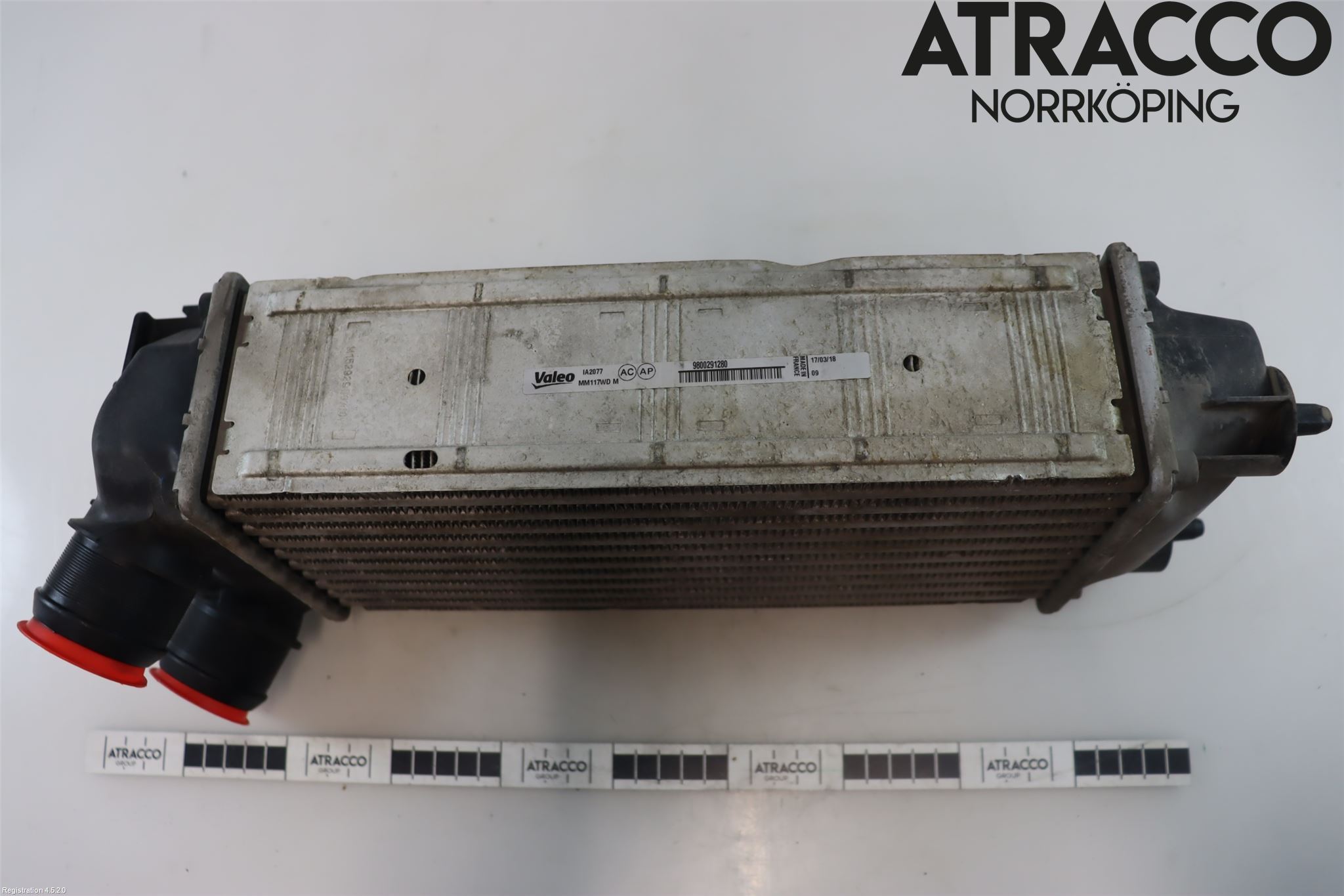 Peugeot PARTNER 16-18 Laddluft-Intercooler Kyl