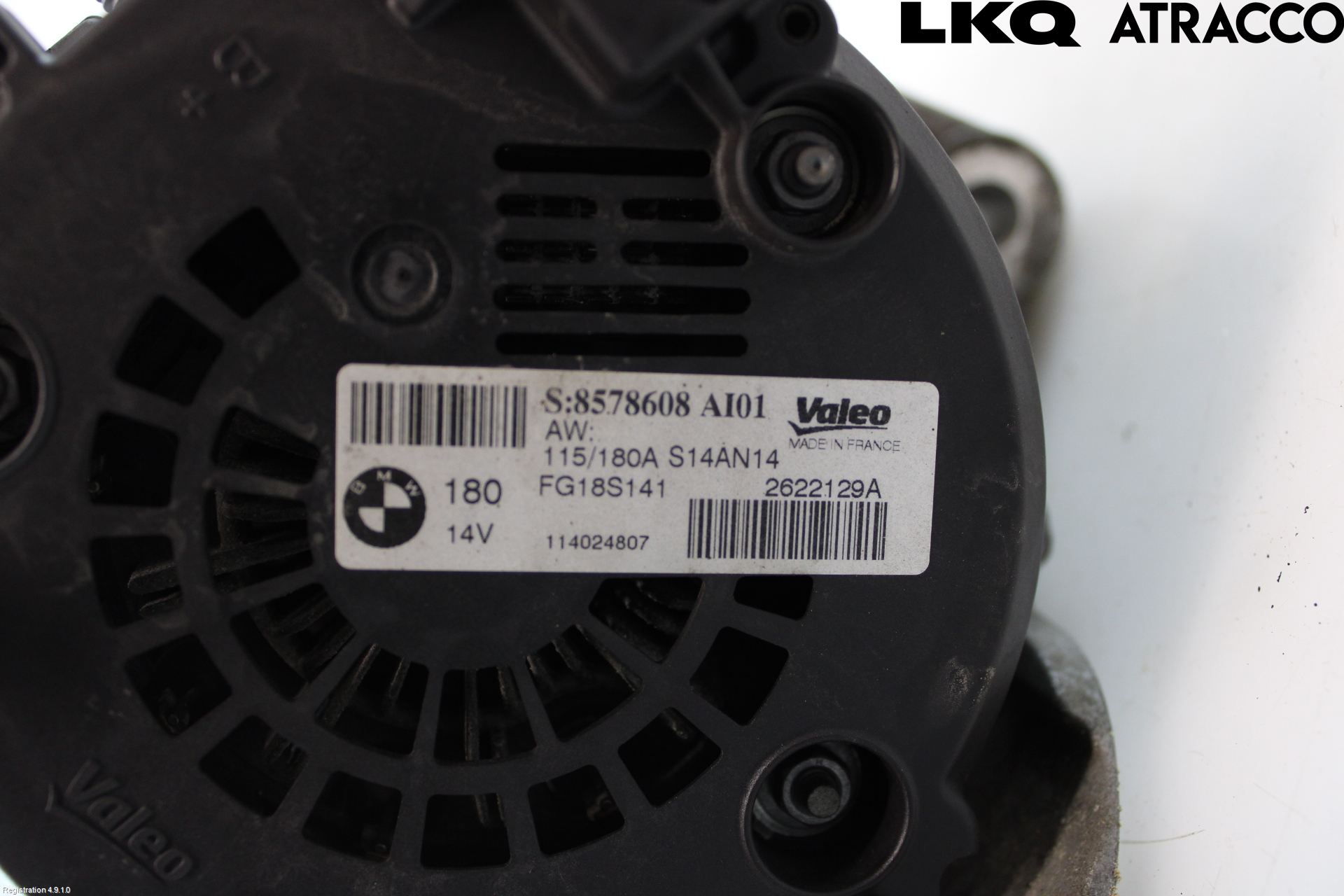 BMW 3 F30/F31/F80 12-19 Generator