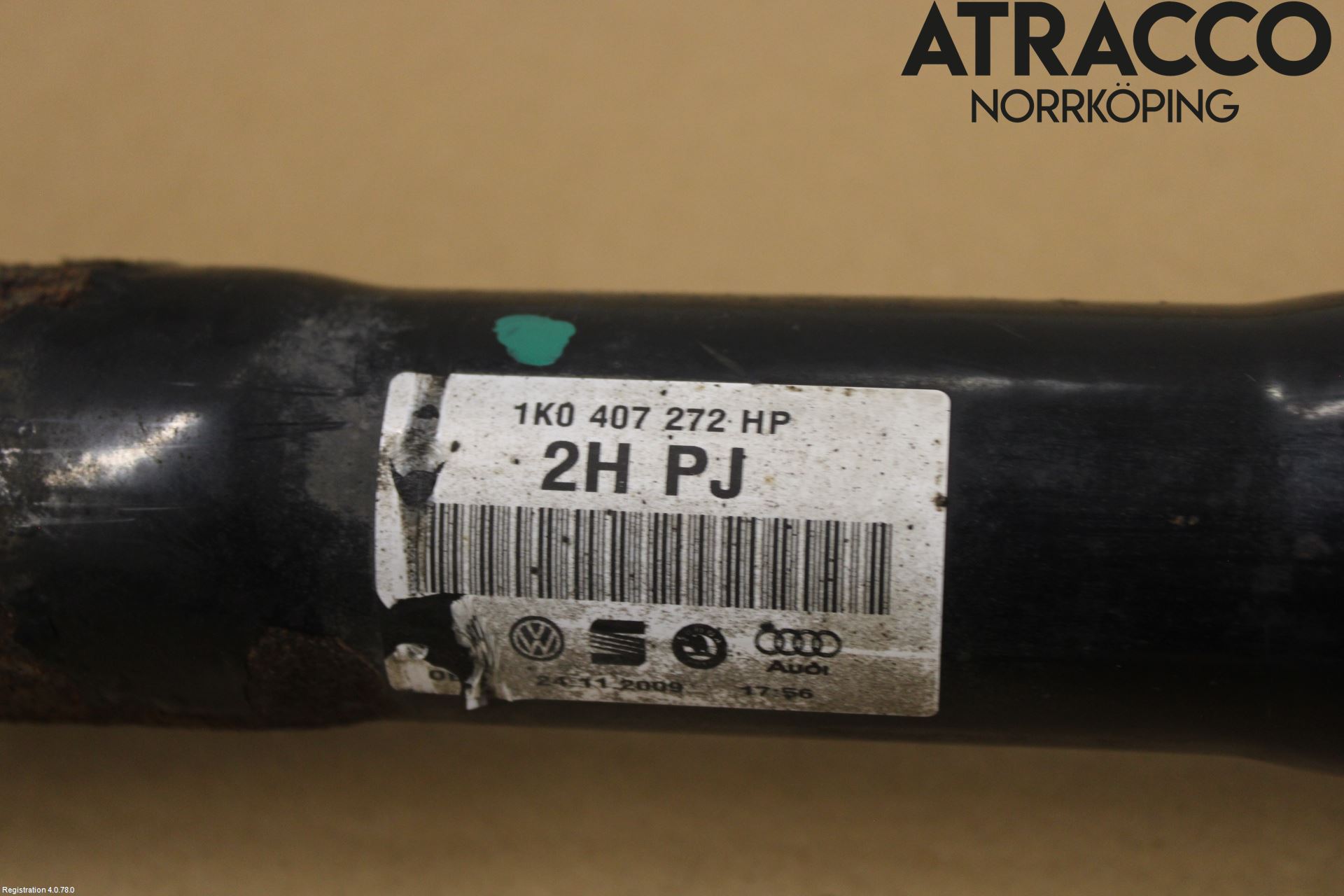 Volkswagen VW GOLF VI 09-13 Drivaxel Fram Höger
