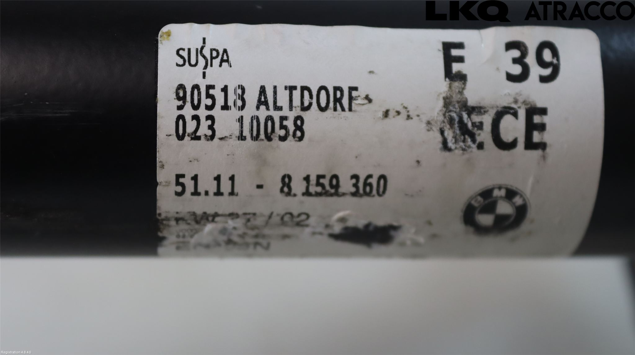 BMW 5 E39 95-04 Stötfångarbärjärn Fram